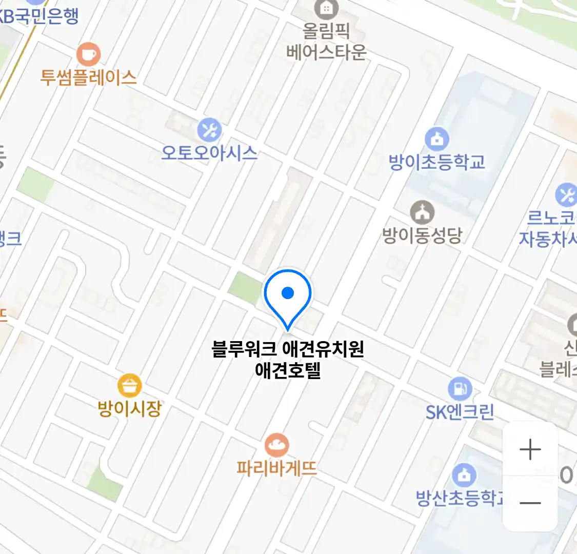 블루워크 애견유치원 애견호텔