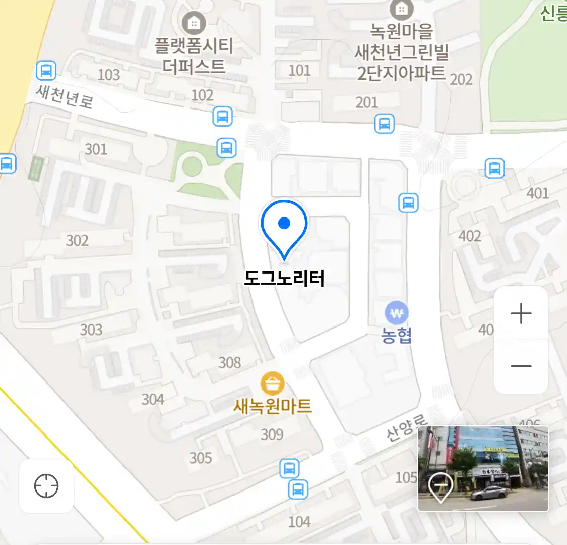 도그노리터 위치