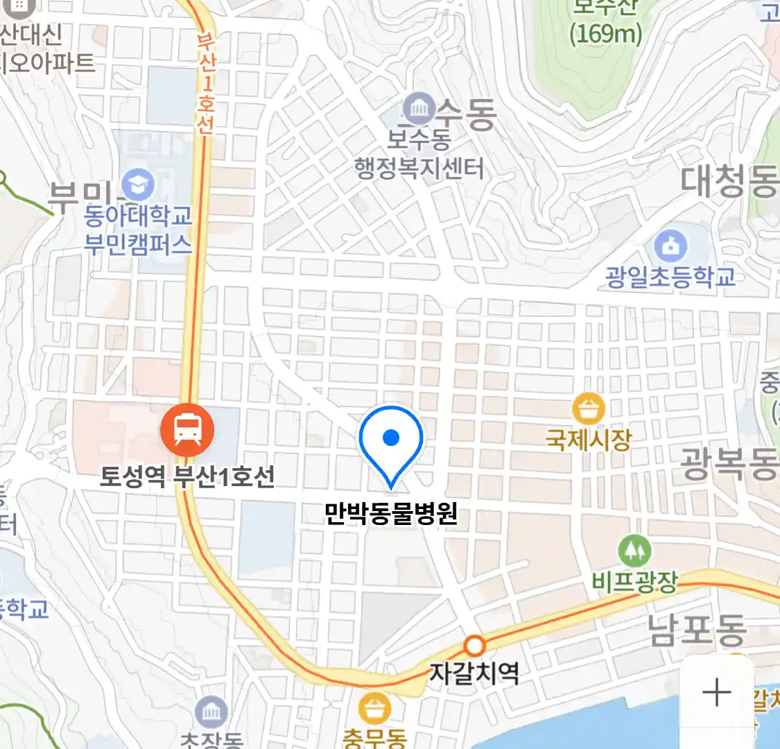만박동물병원 위치