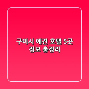 구미시 애견 호텔 5곳 정보 총정리