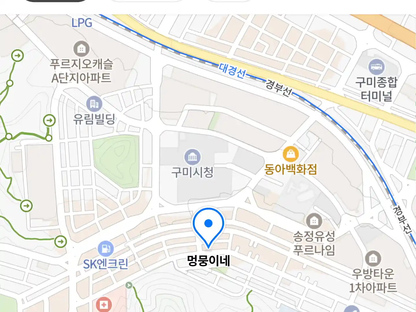 멍뭉이네 위치