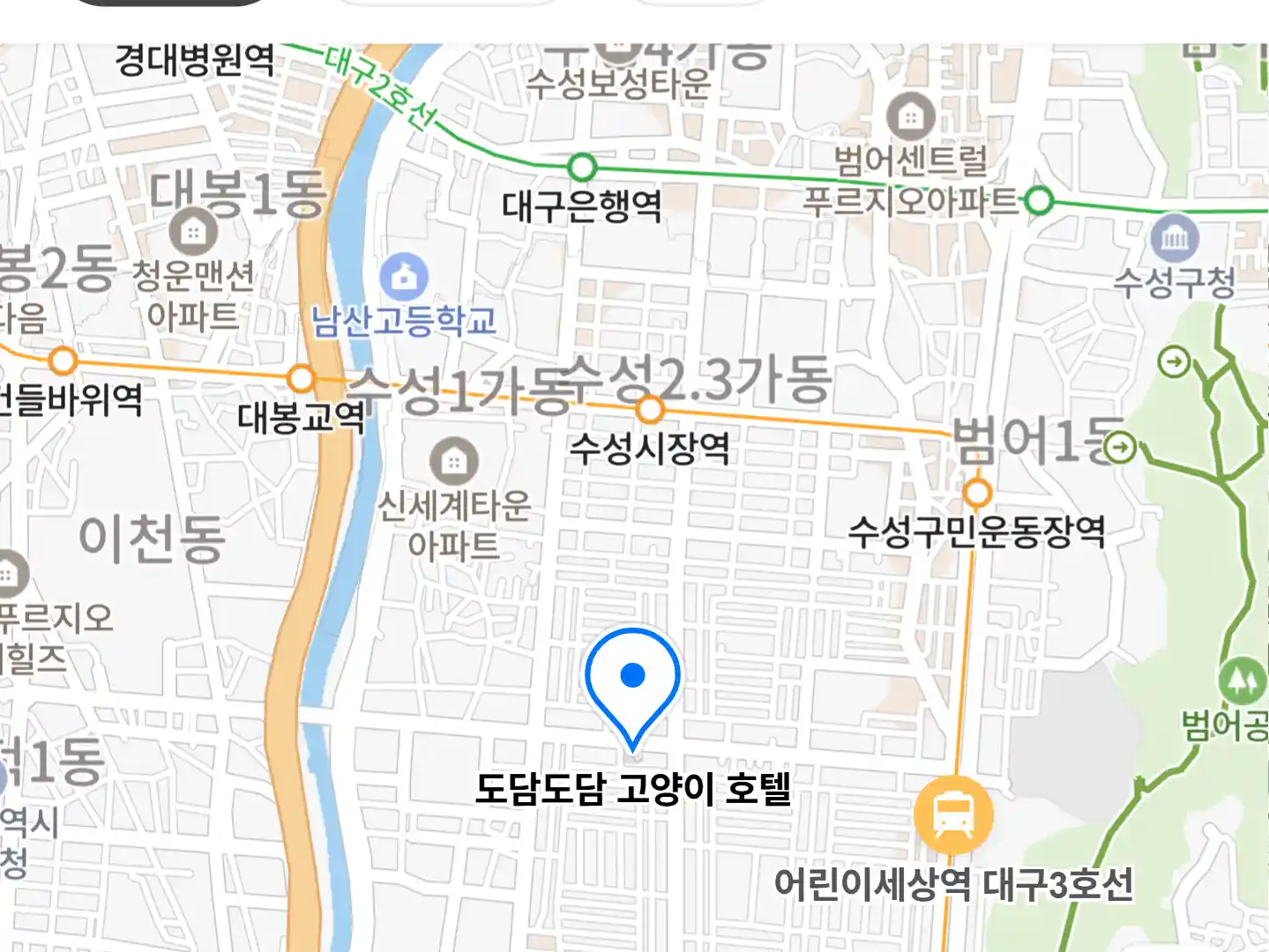 도담도담 고양이 호텔 위치