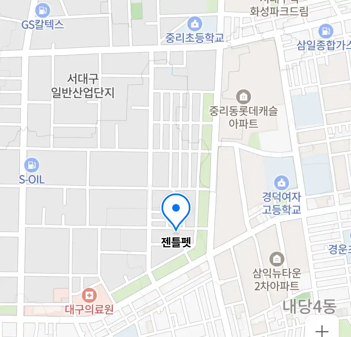 젠틀펫 위치