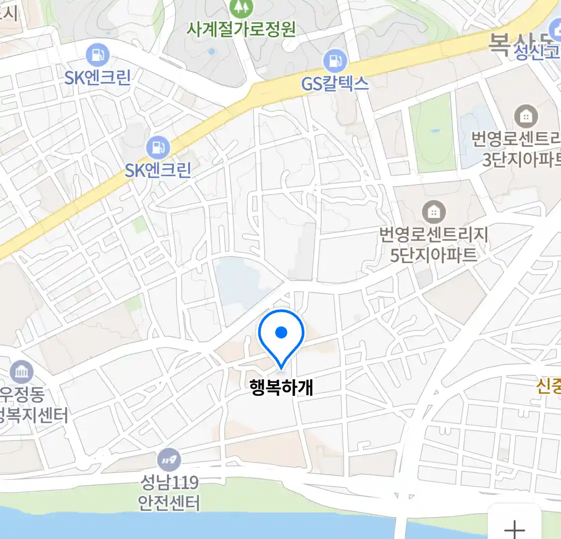 행복하개 위치