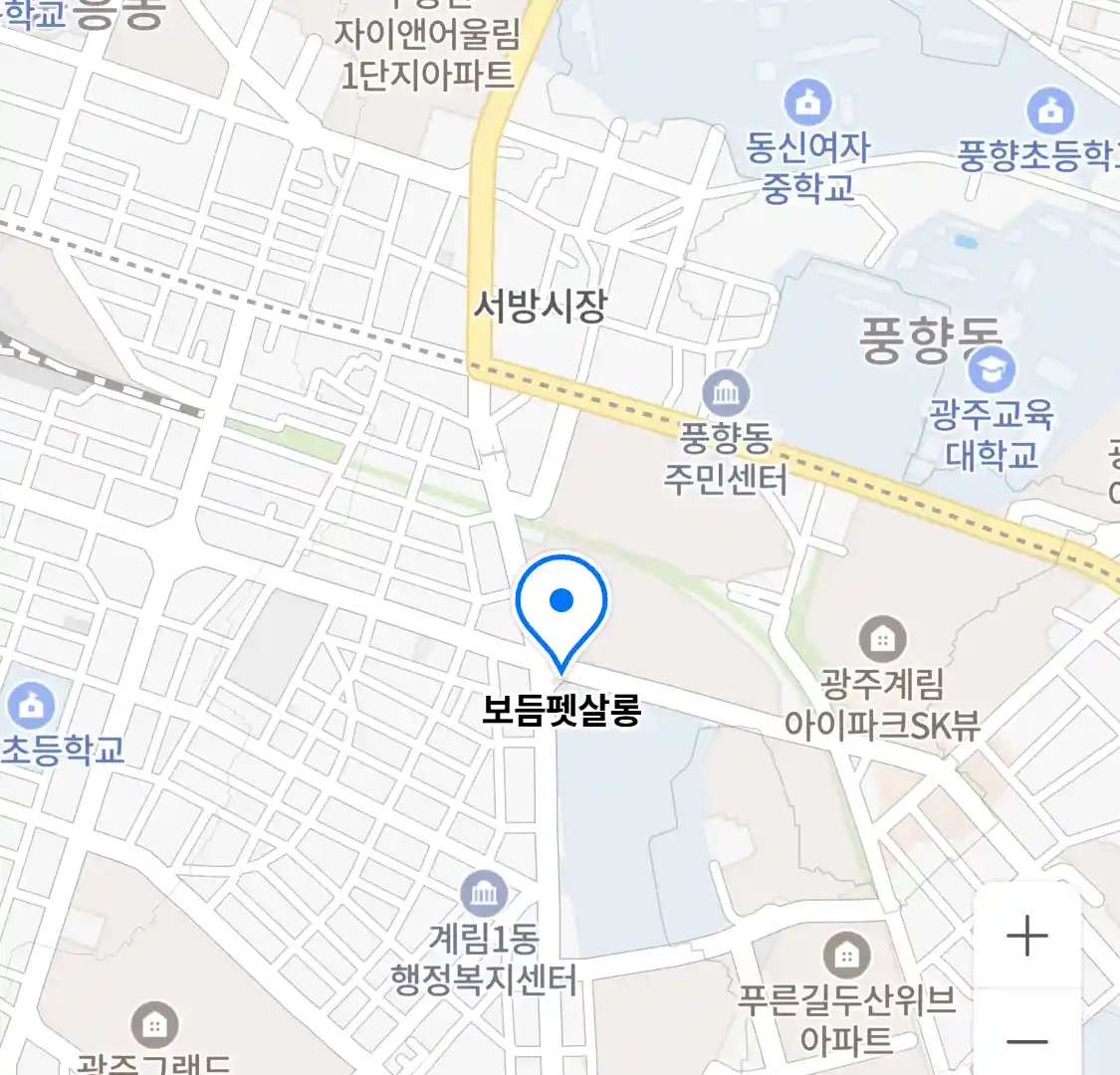 보듬펫살롱 위치