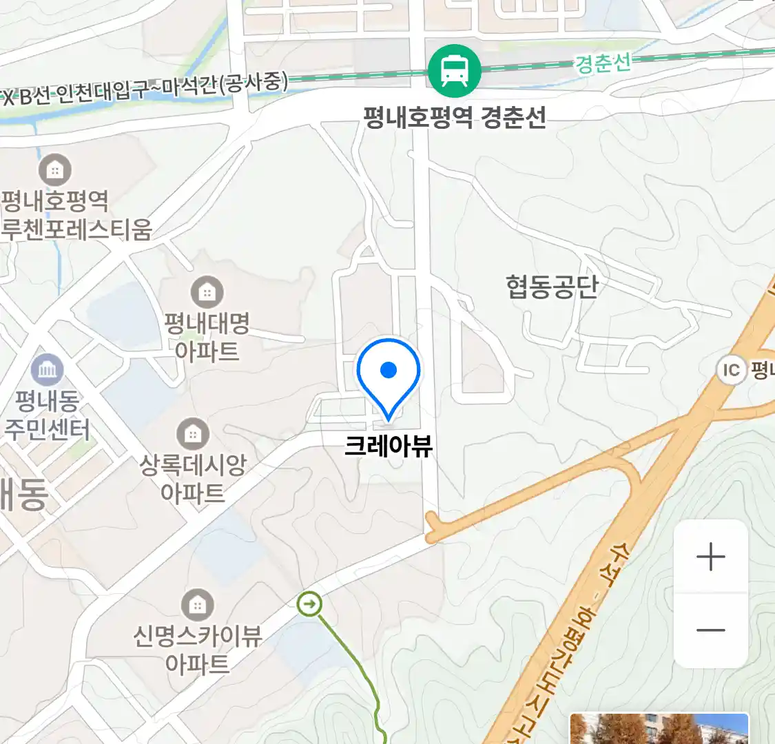 크레아뷰 위치