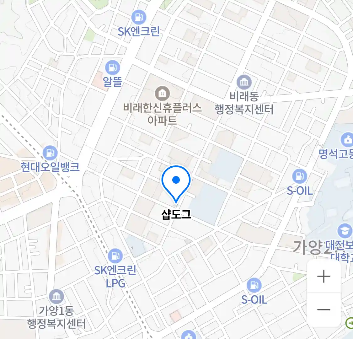 샵도그 위치