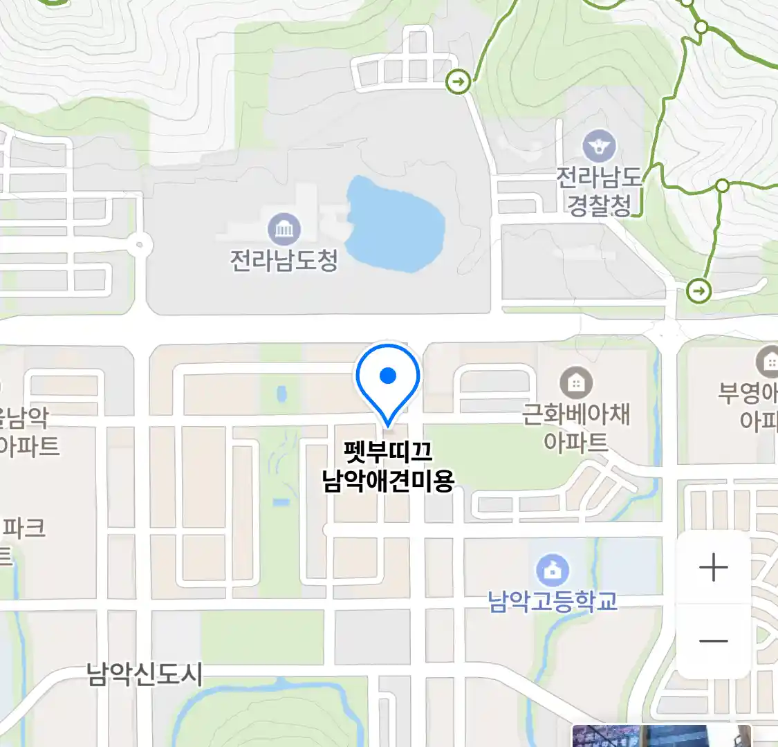펫부띠끄 남악애견미용 위치