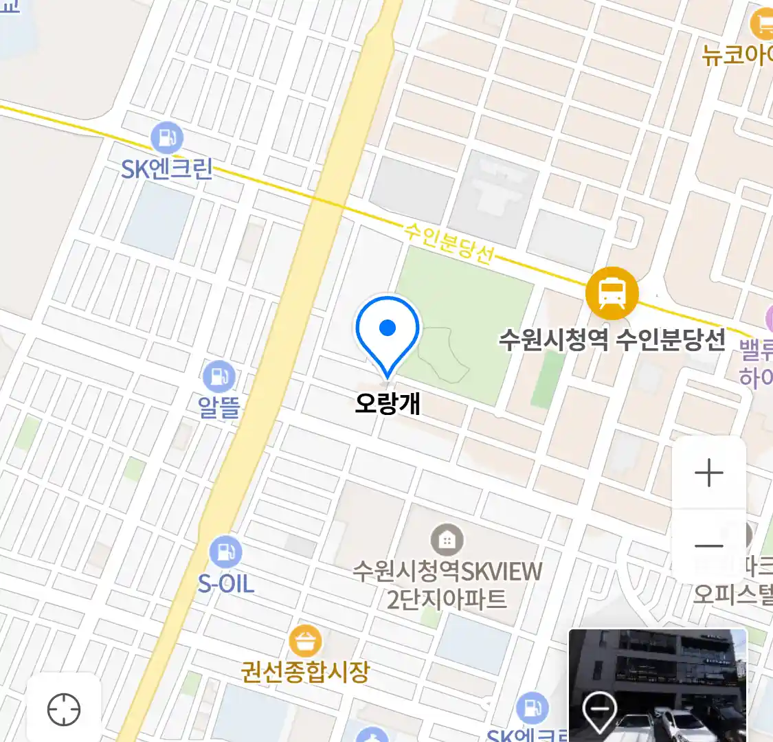 오랑개 위치