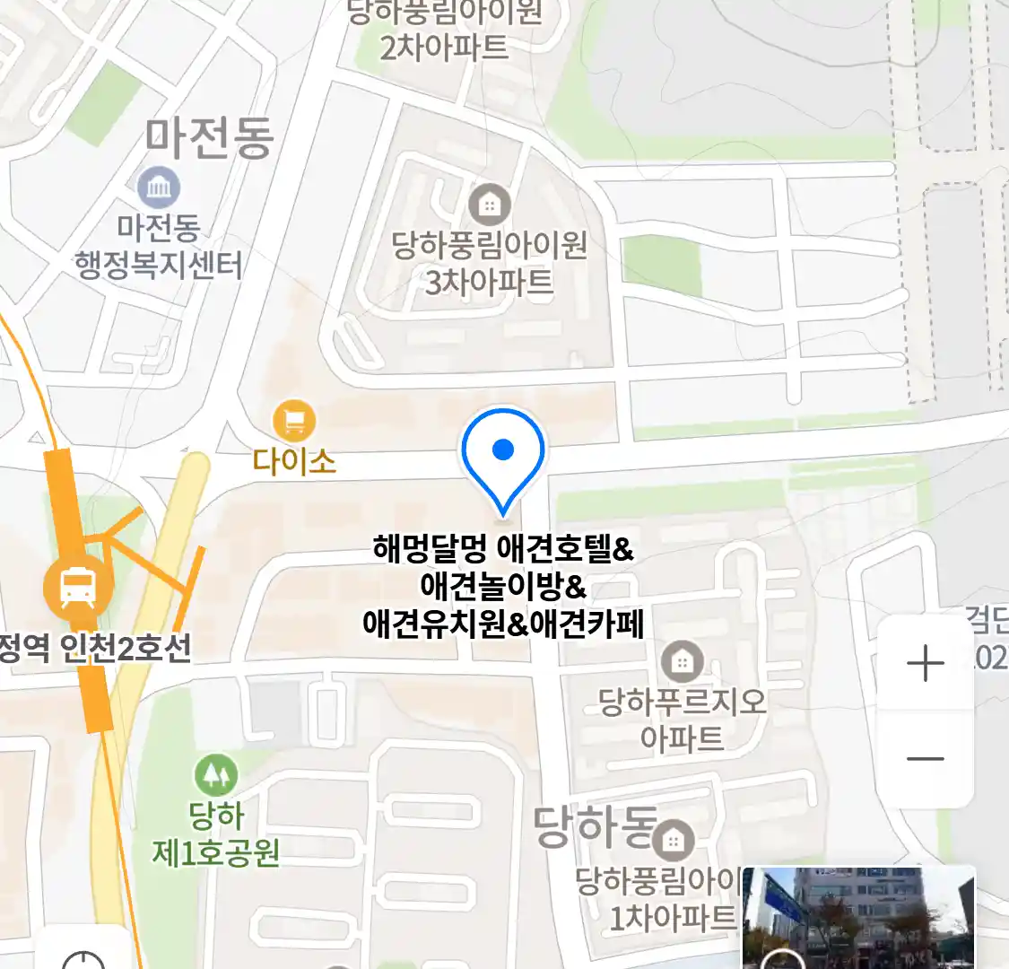 해멍달멍 애견호텔 위치