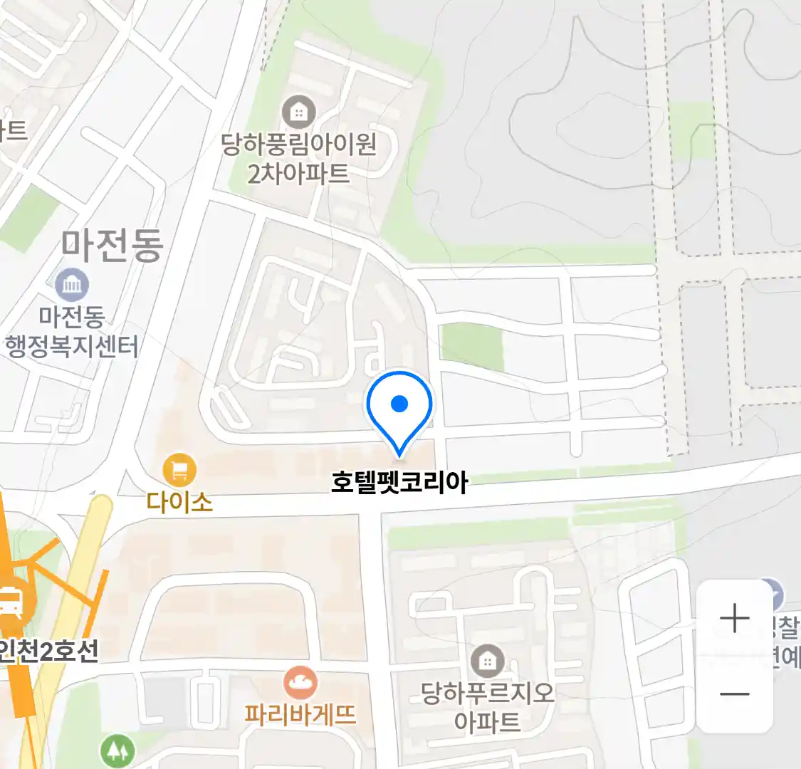 호텔펫코리아 위치