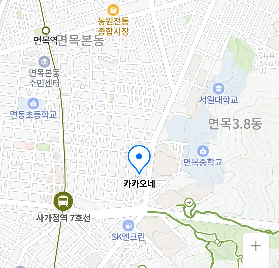 카카오네 위치