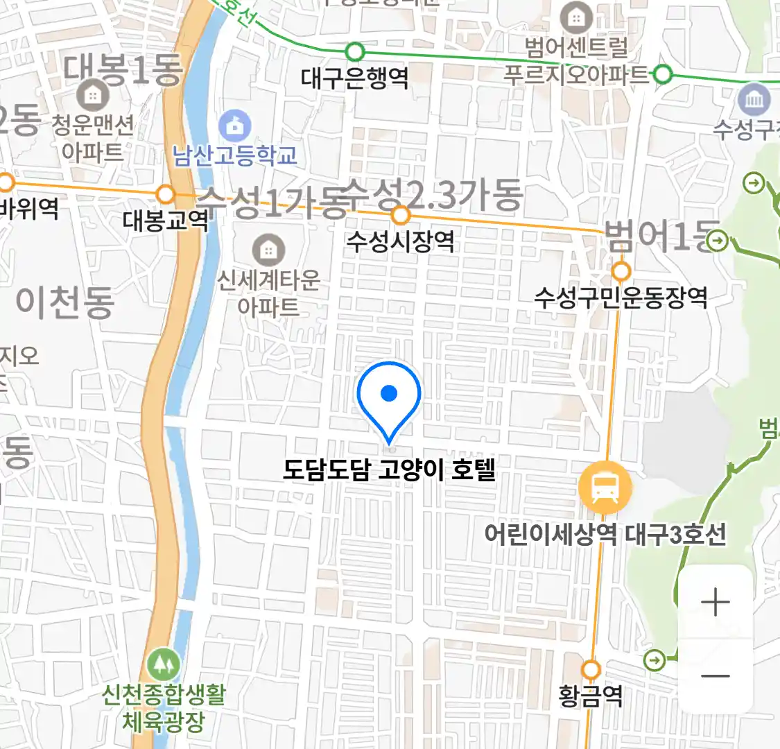 도담도담 고양이 호텔 지도