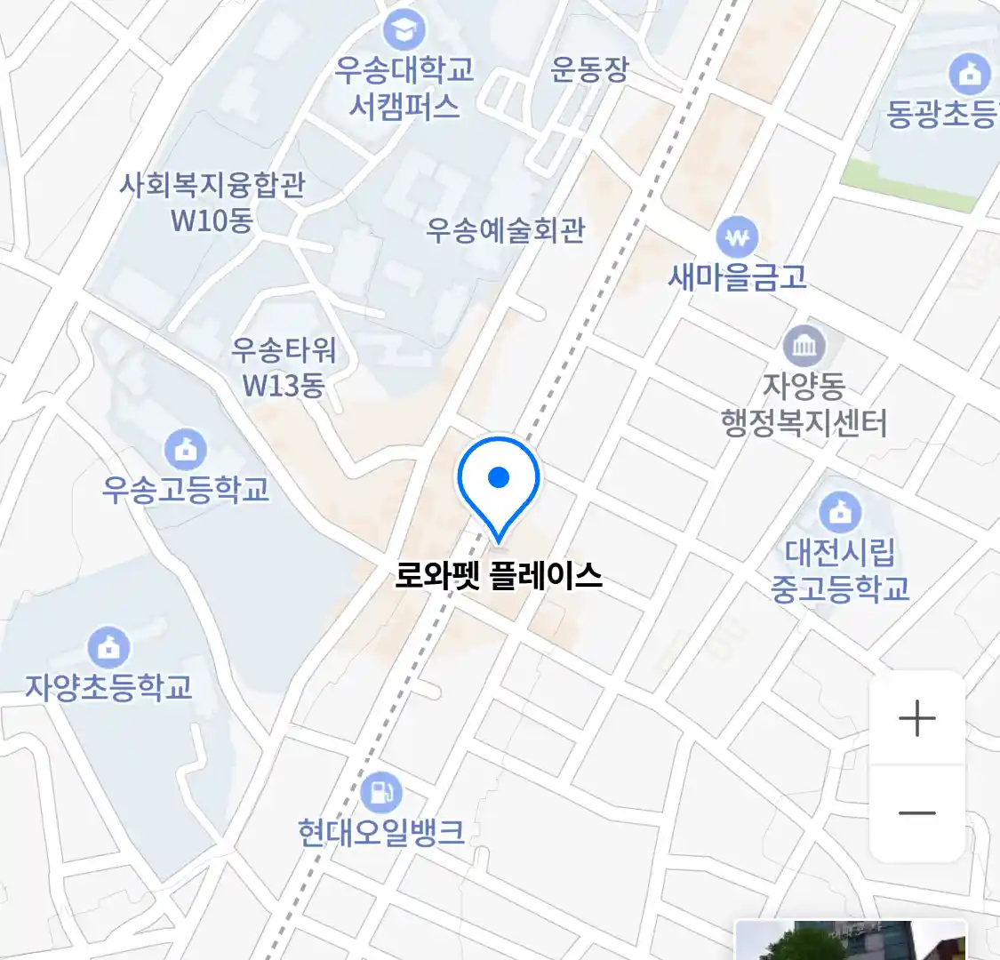 로와펫 플레이스 위치