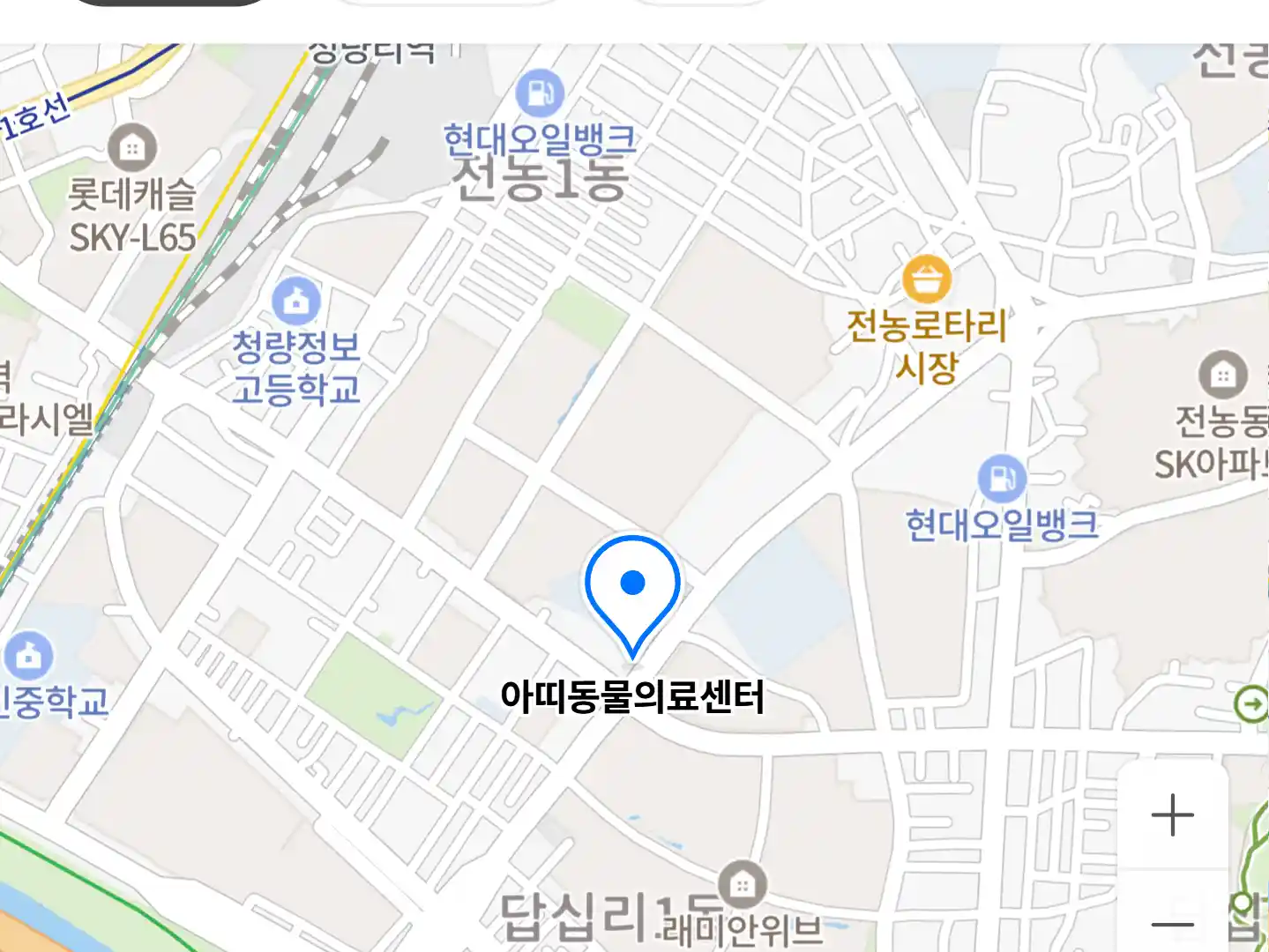 아띠동물의료센터 위치
