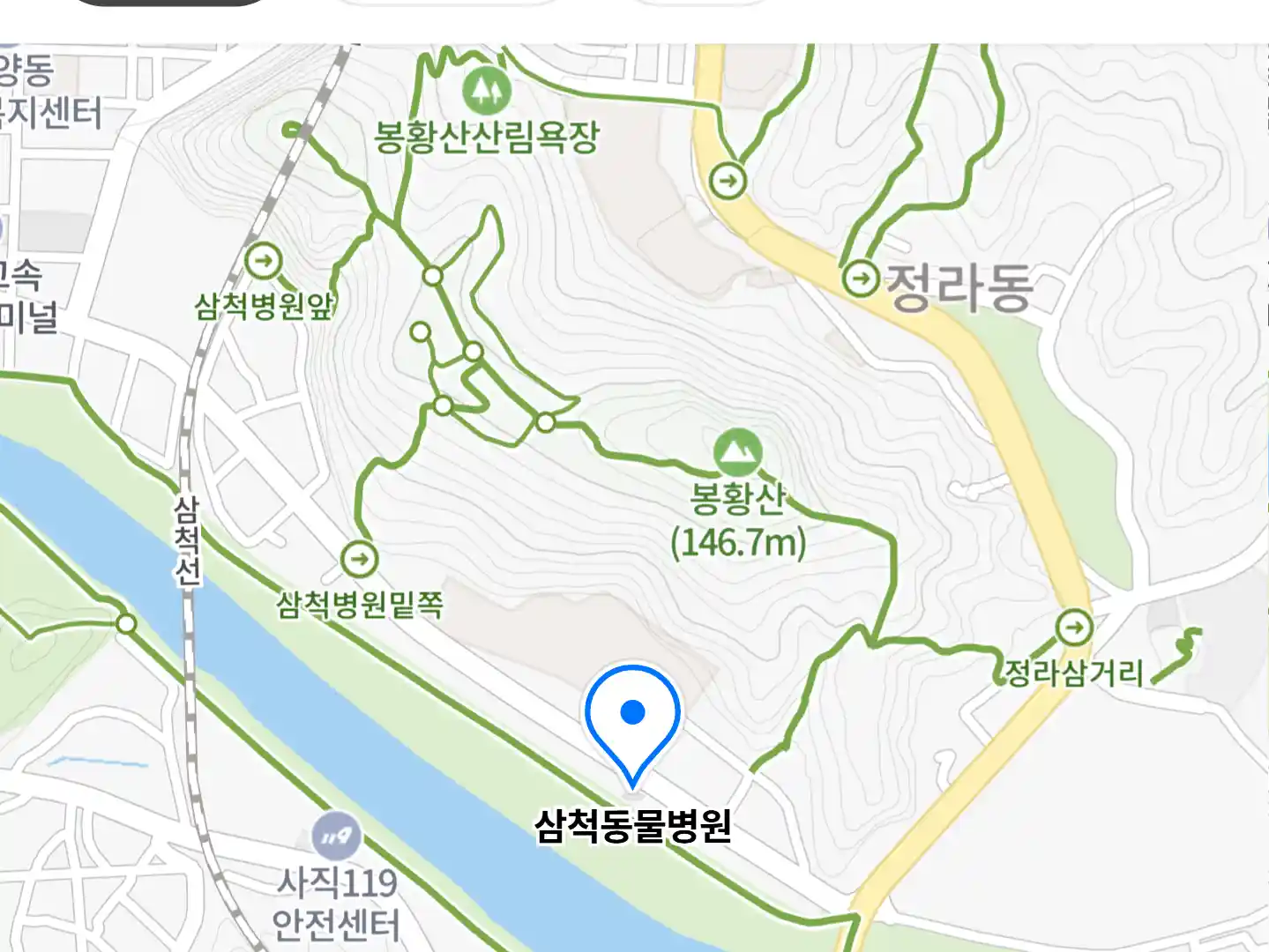 삼척동물병원 위치