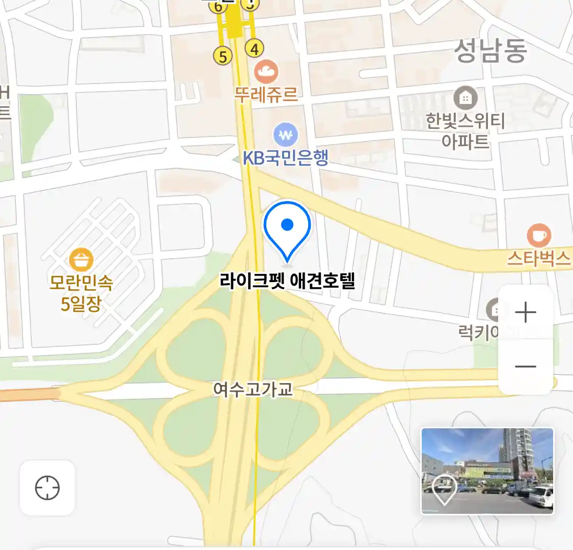 라이크펫 애견호텔 위치