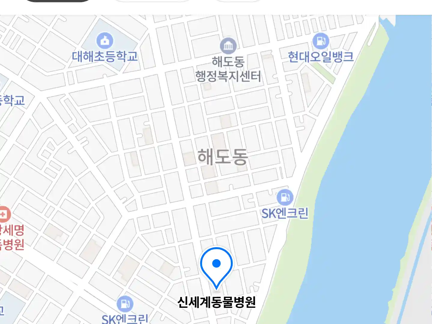 신세계동물병원 위치