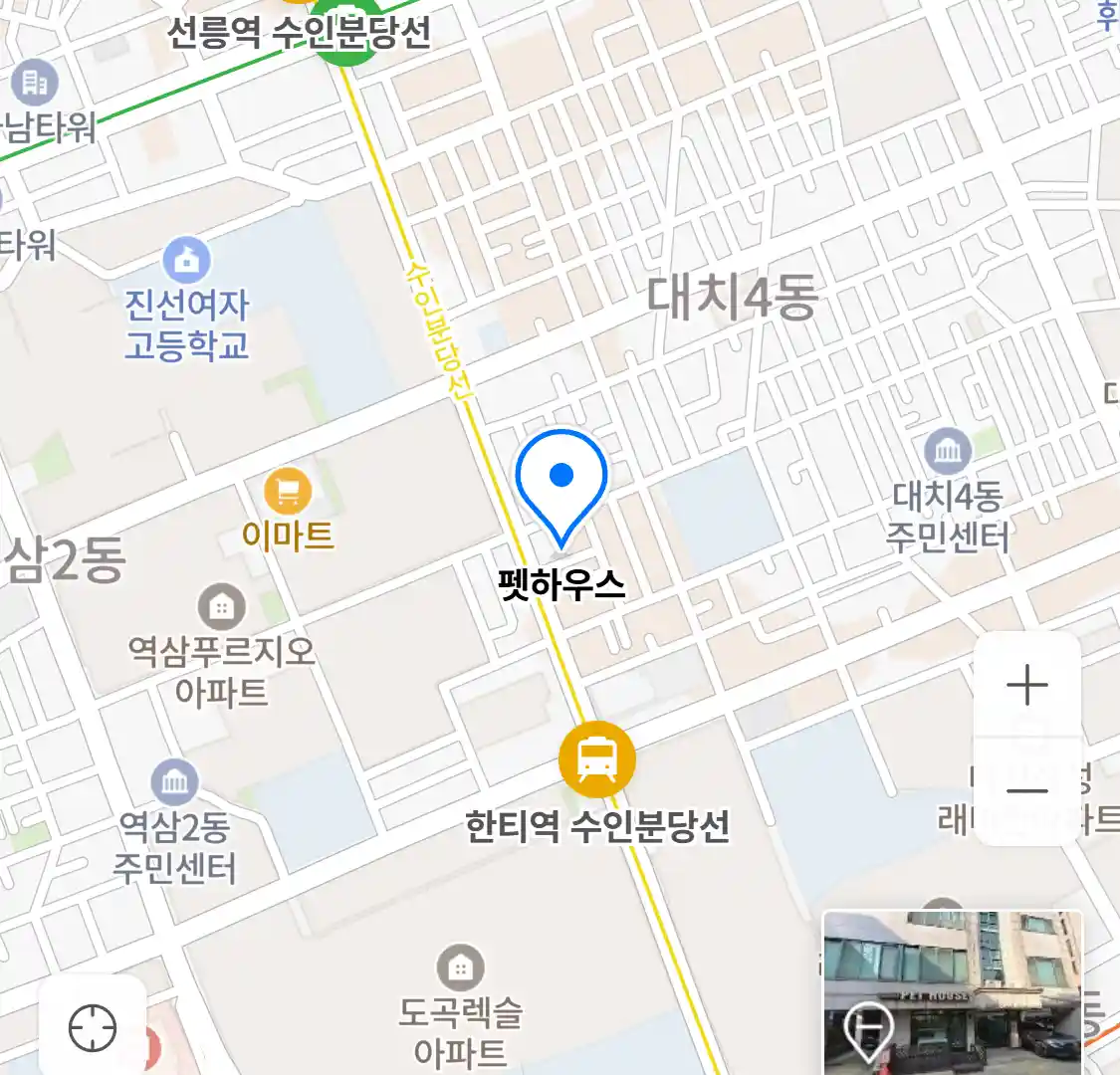 펫하우스 위치