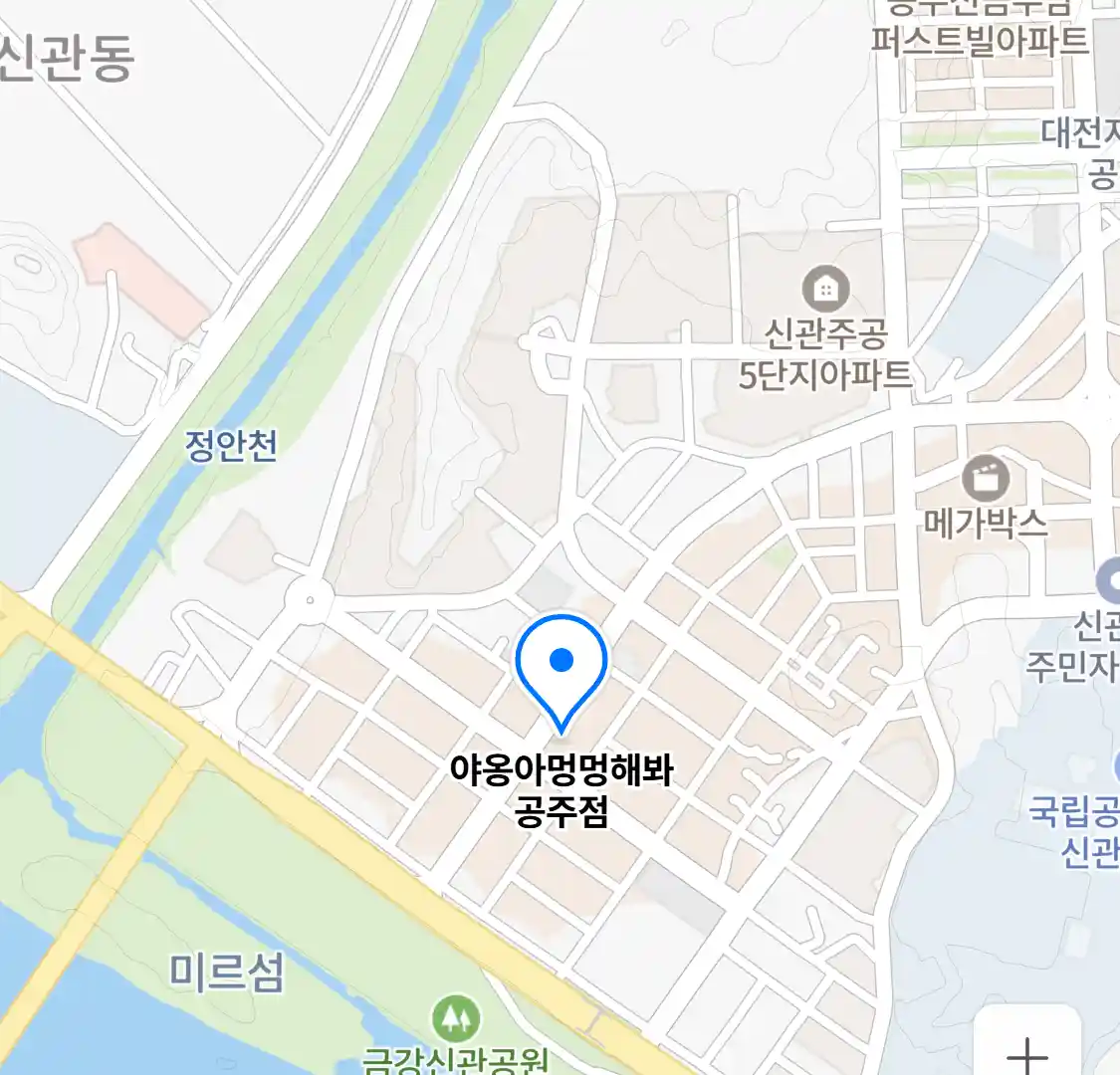 야옹아멍멍해봐 공주점 위치