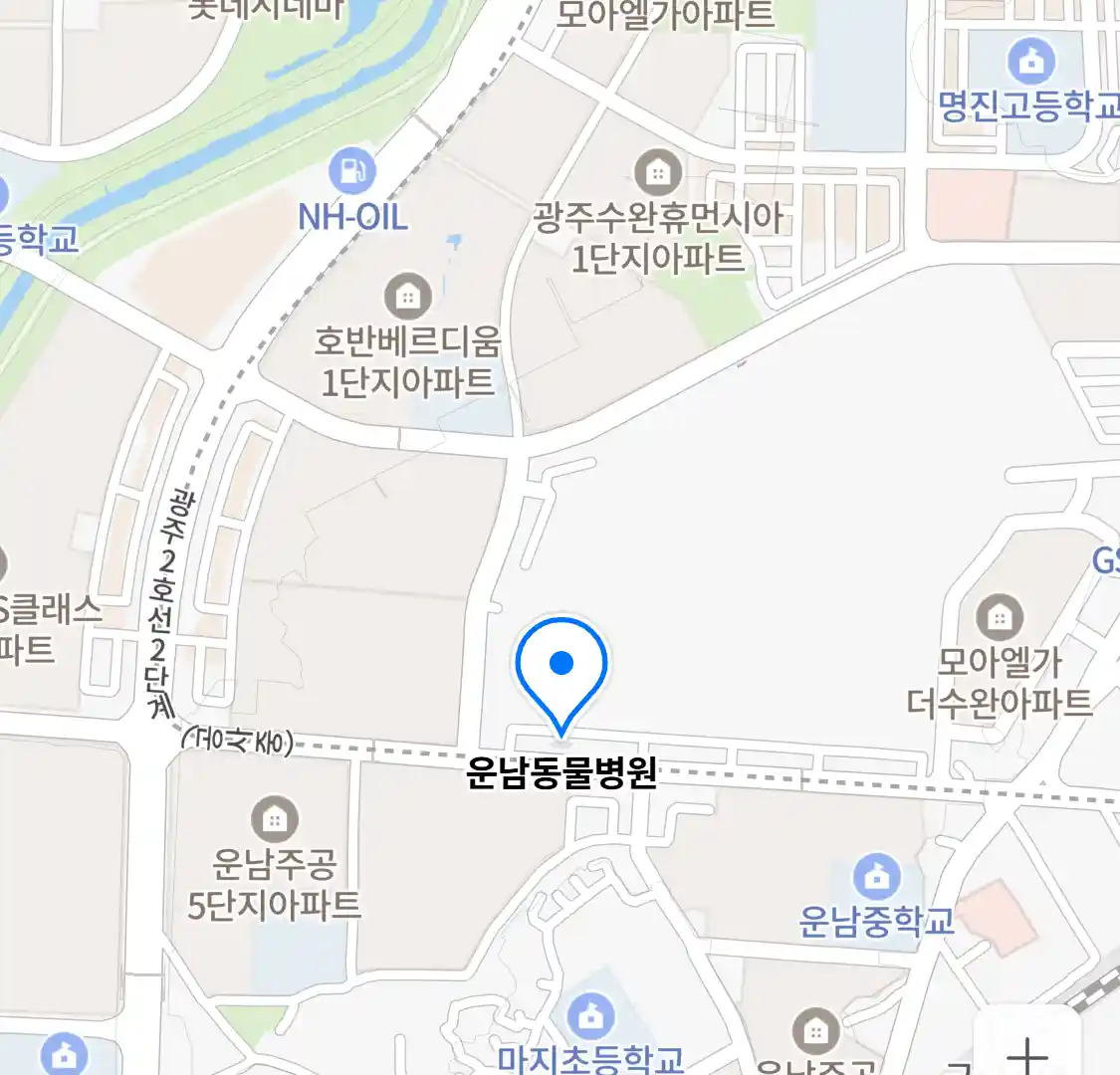 운남동물병원 위치