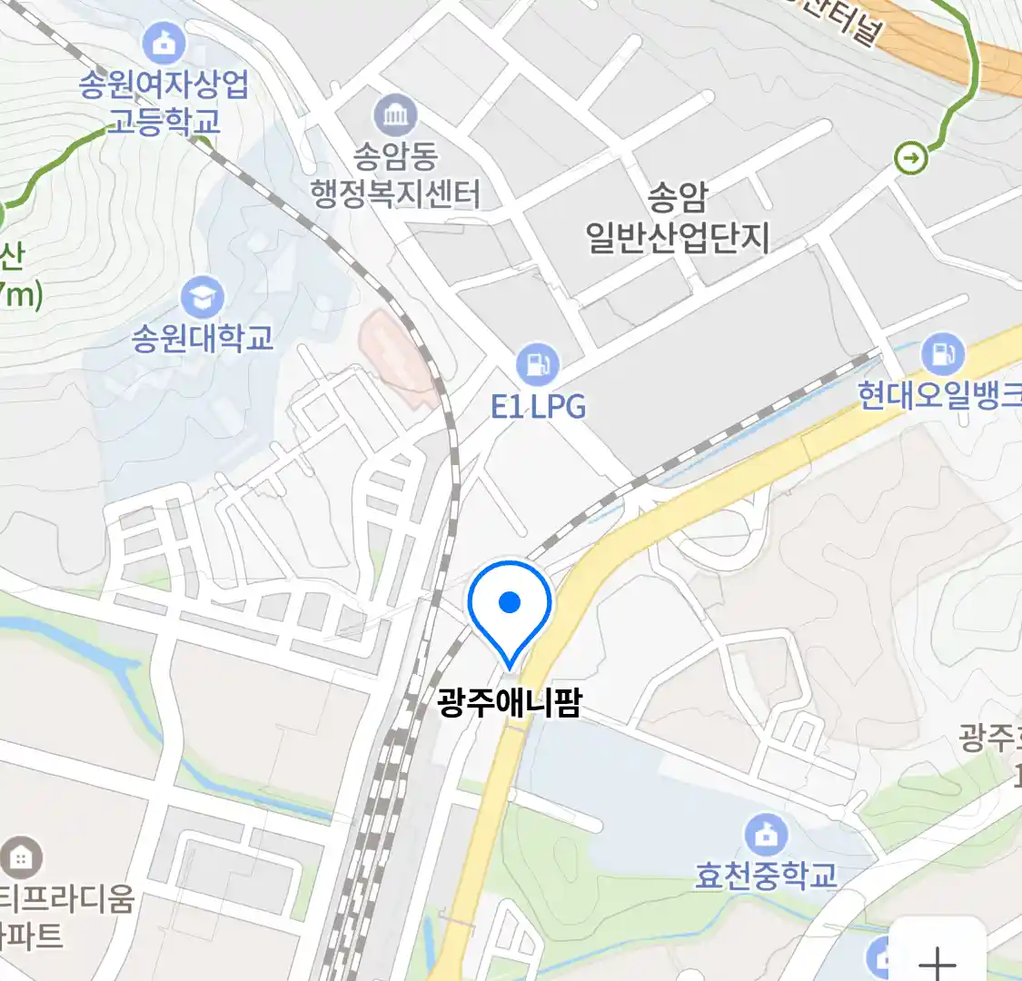광주애니팜 위치