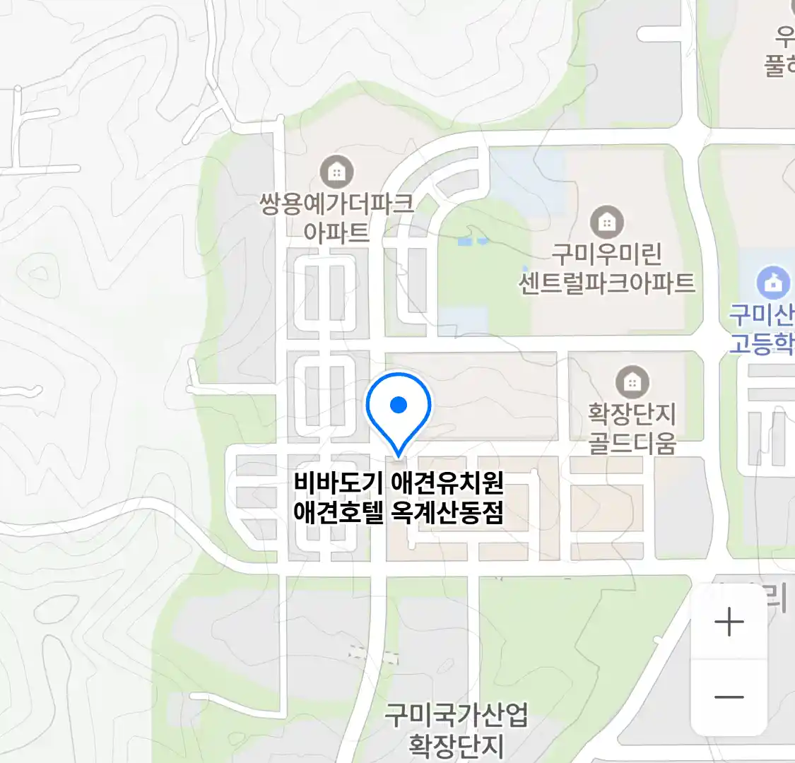 비바도기 애견유치원 애견호텔 옥계산동점 위치