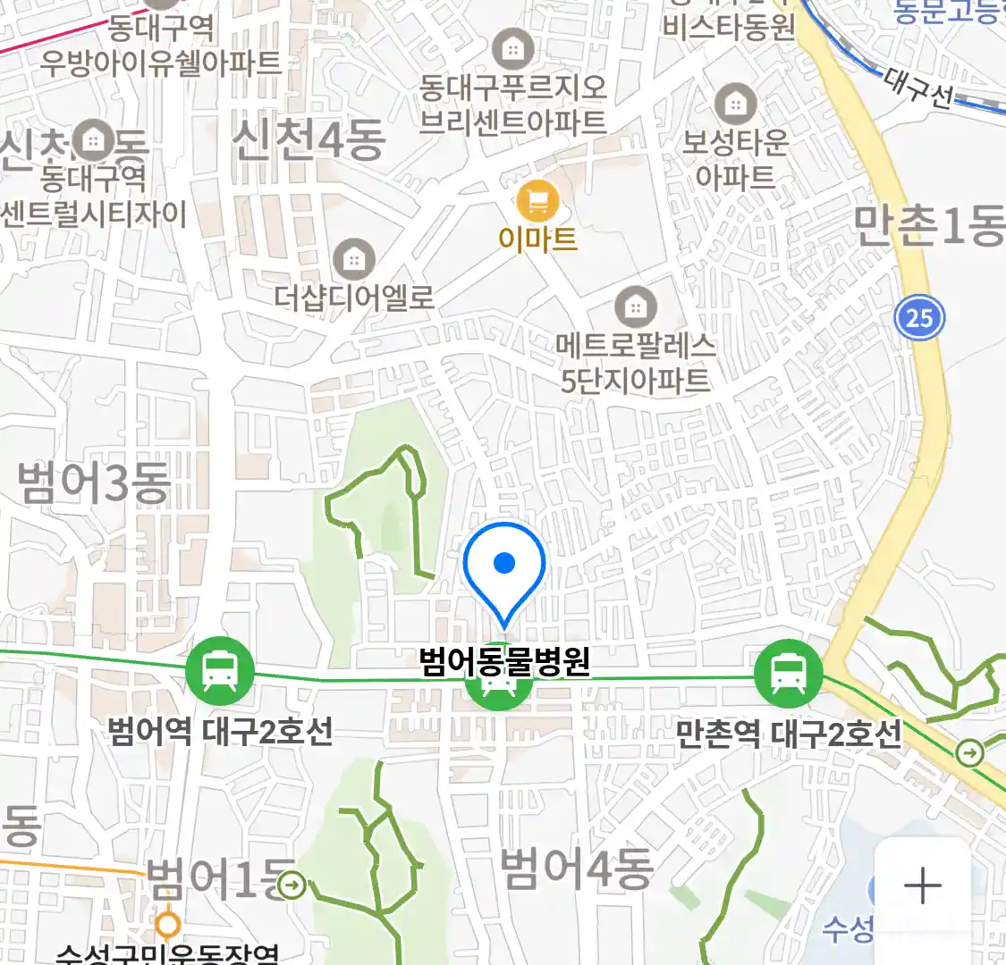 범어동물병원 위치