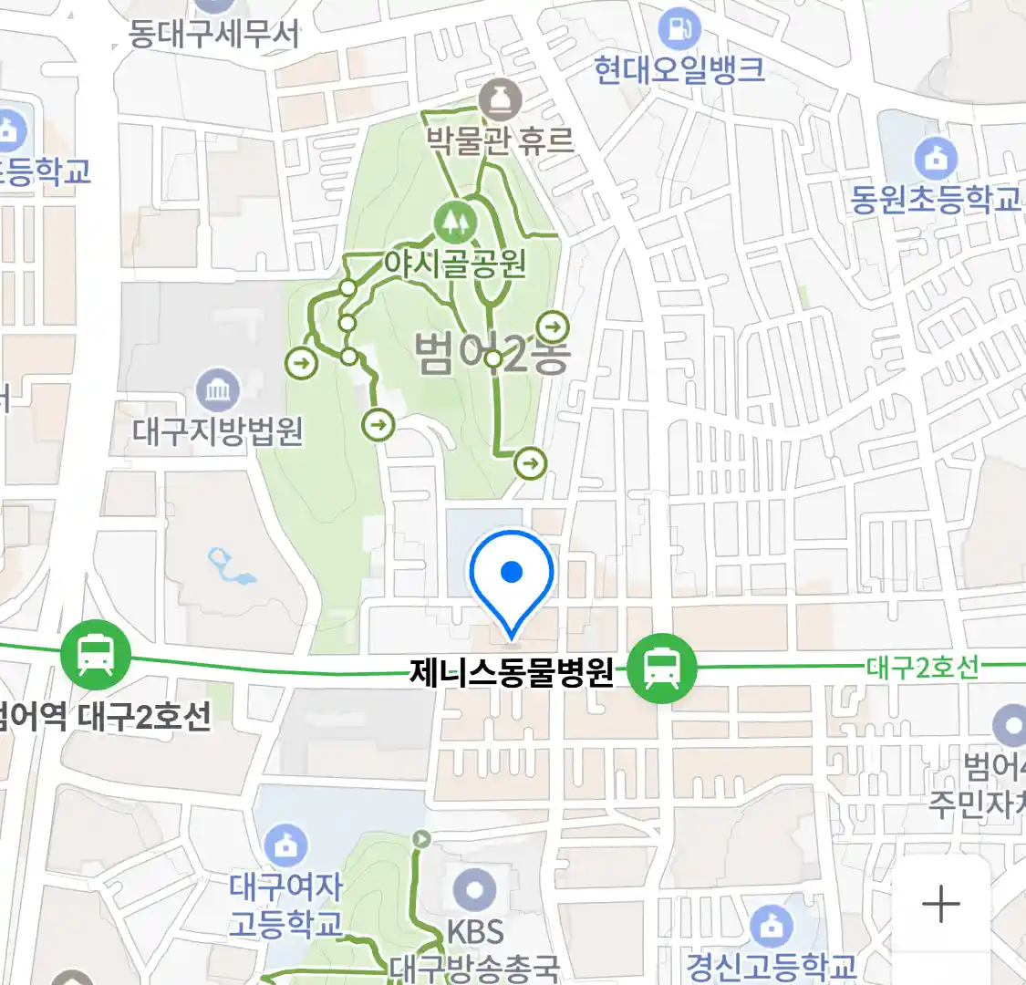 제니스동물병원 위치