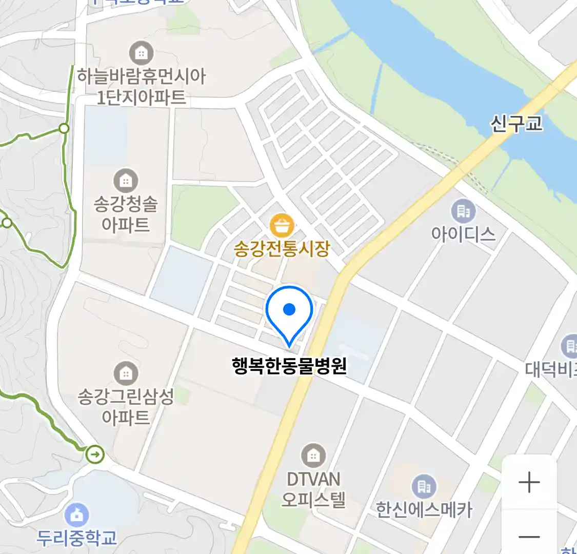행복한동물병원 위치