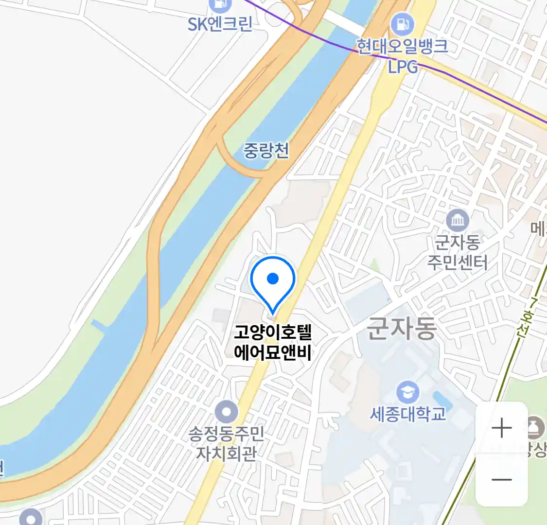 고양이호텔 에어묘앤비 위치