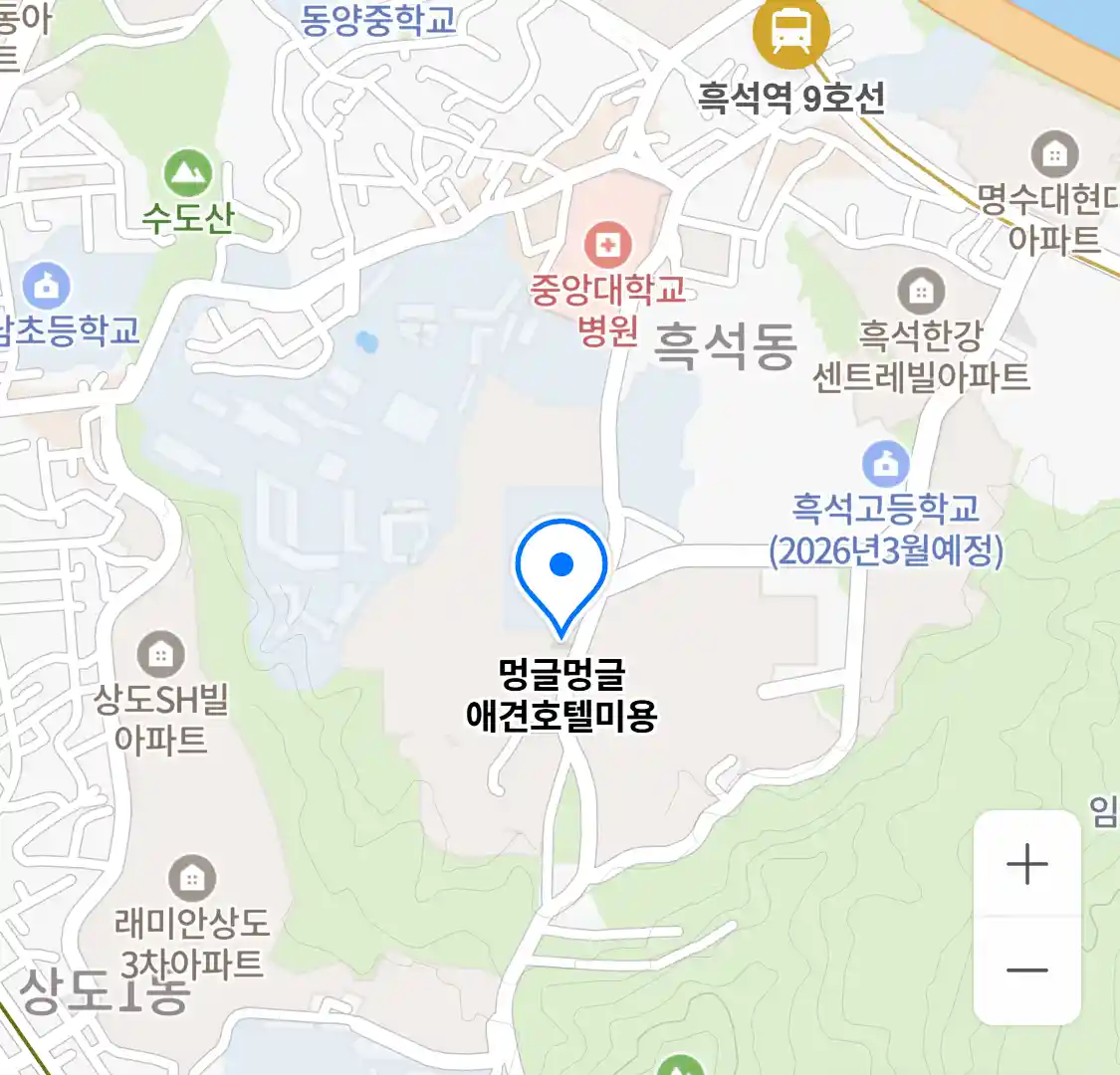 멍글멍글 애견호텔미용 위치