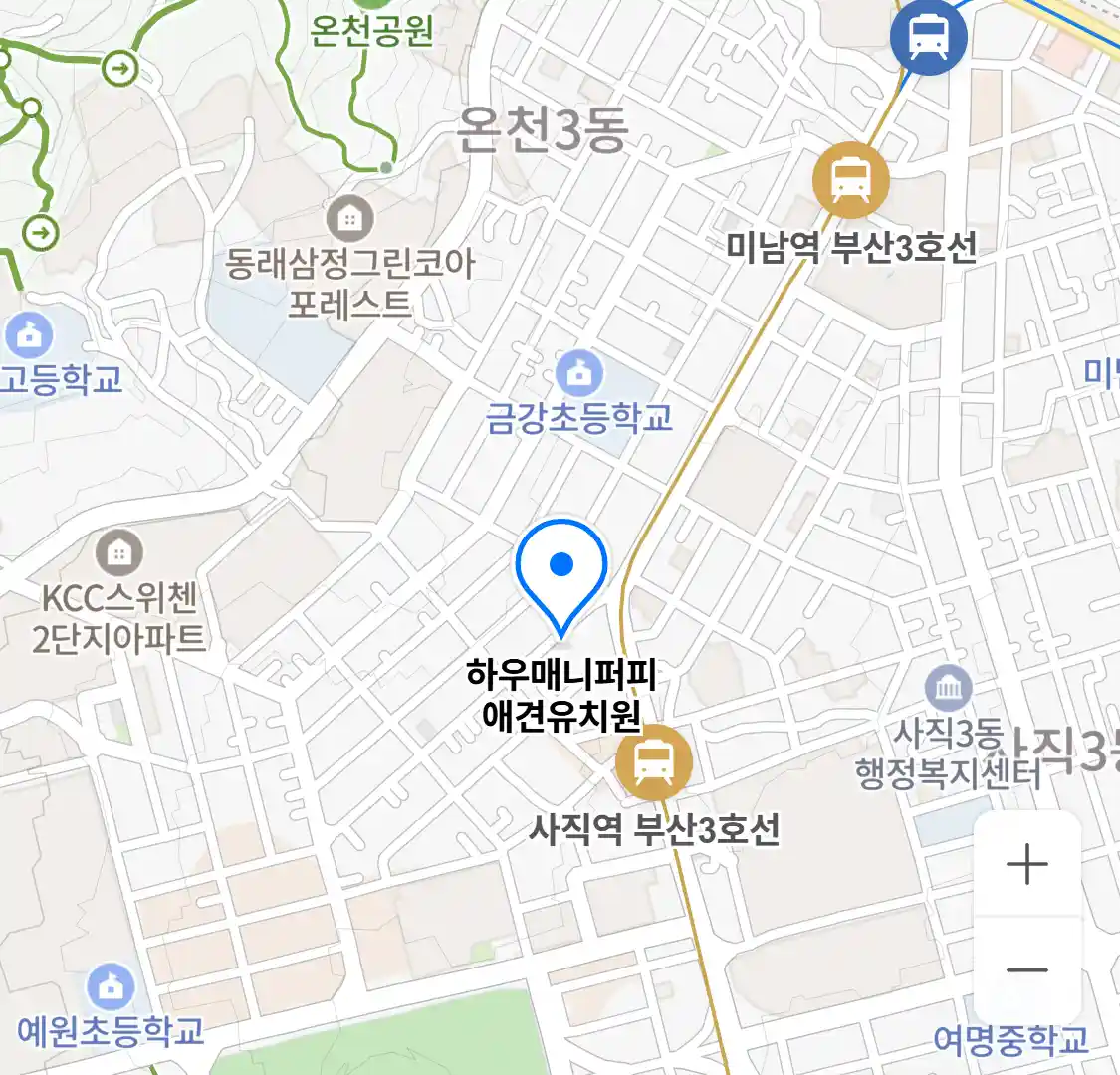 하우매니퍼피 애견유치원 위치