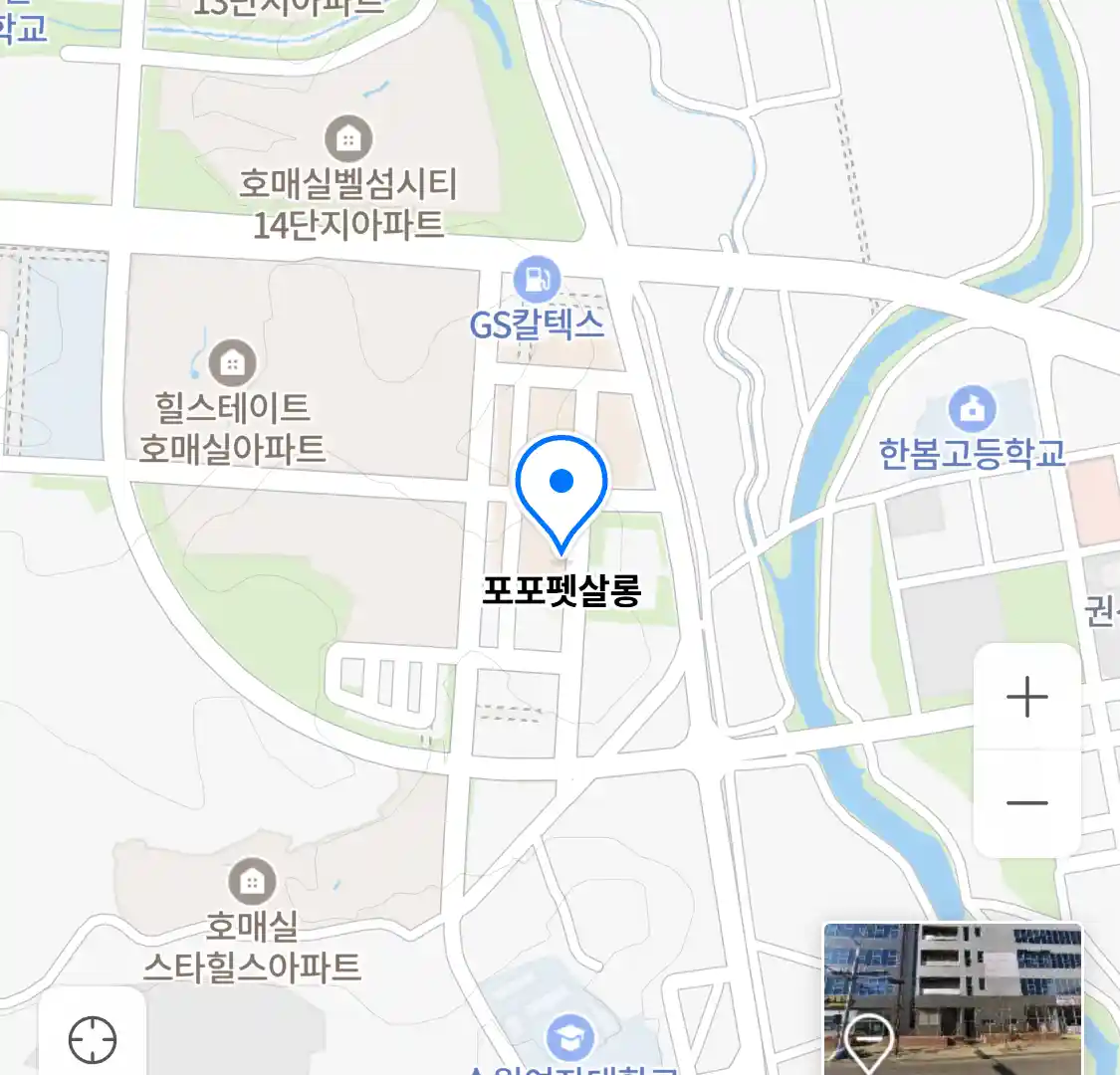 포포펫살롱 위치