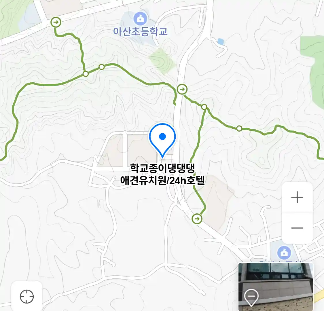 학교종이댕댕댕 애견유치원/24h호텔 위치