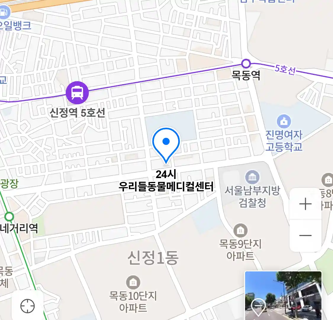 24시 우리들동물메디컬센터 위치