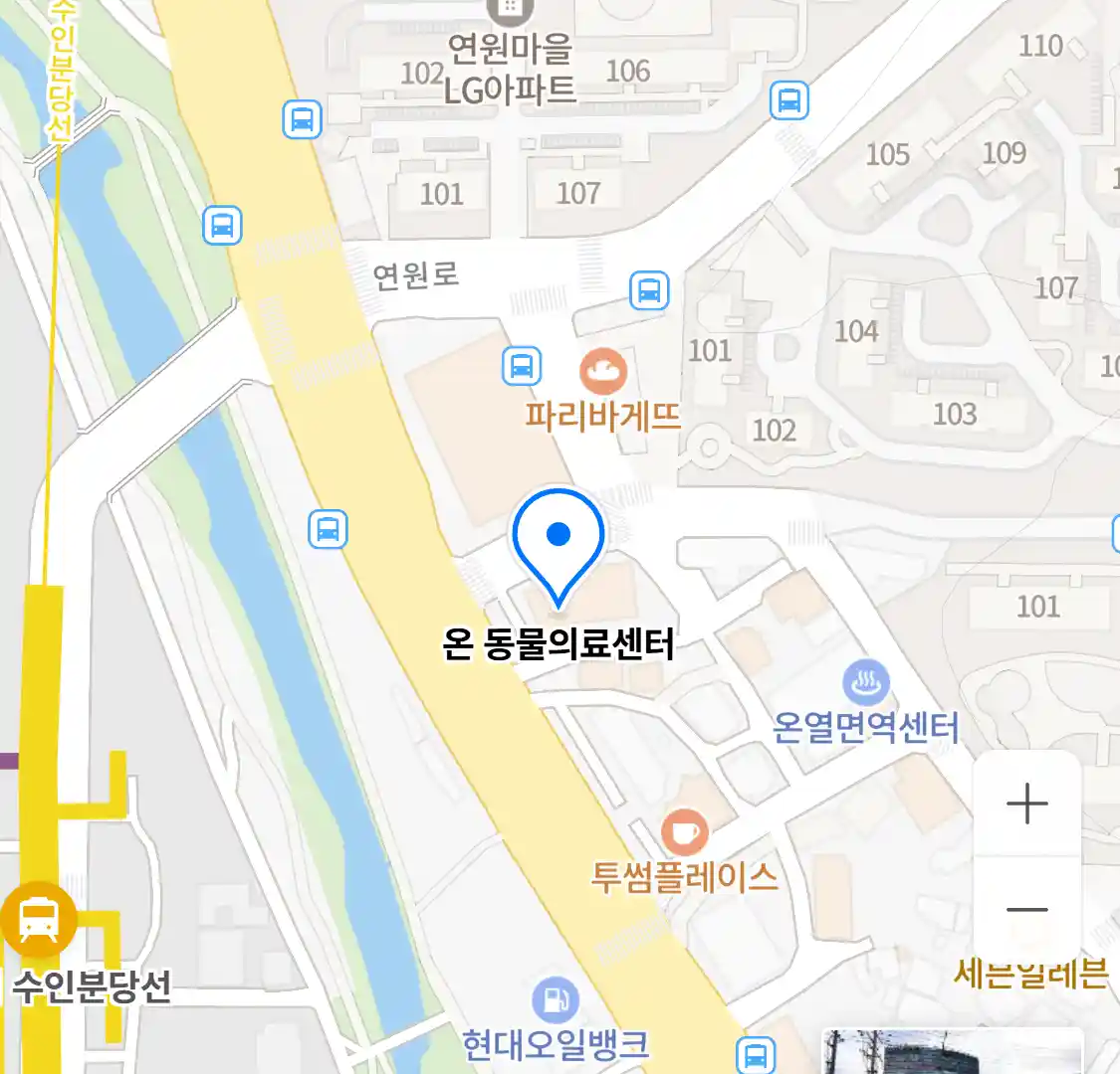 온 동물의료센터 위치