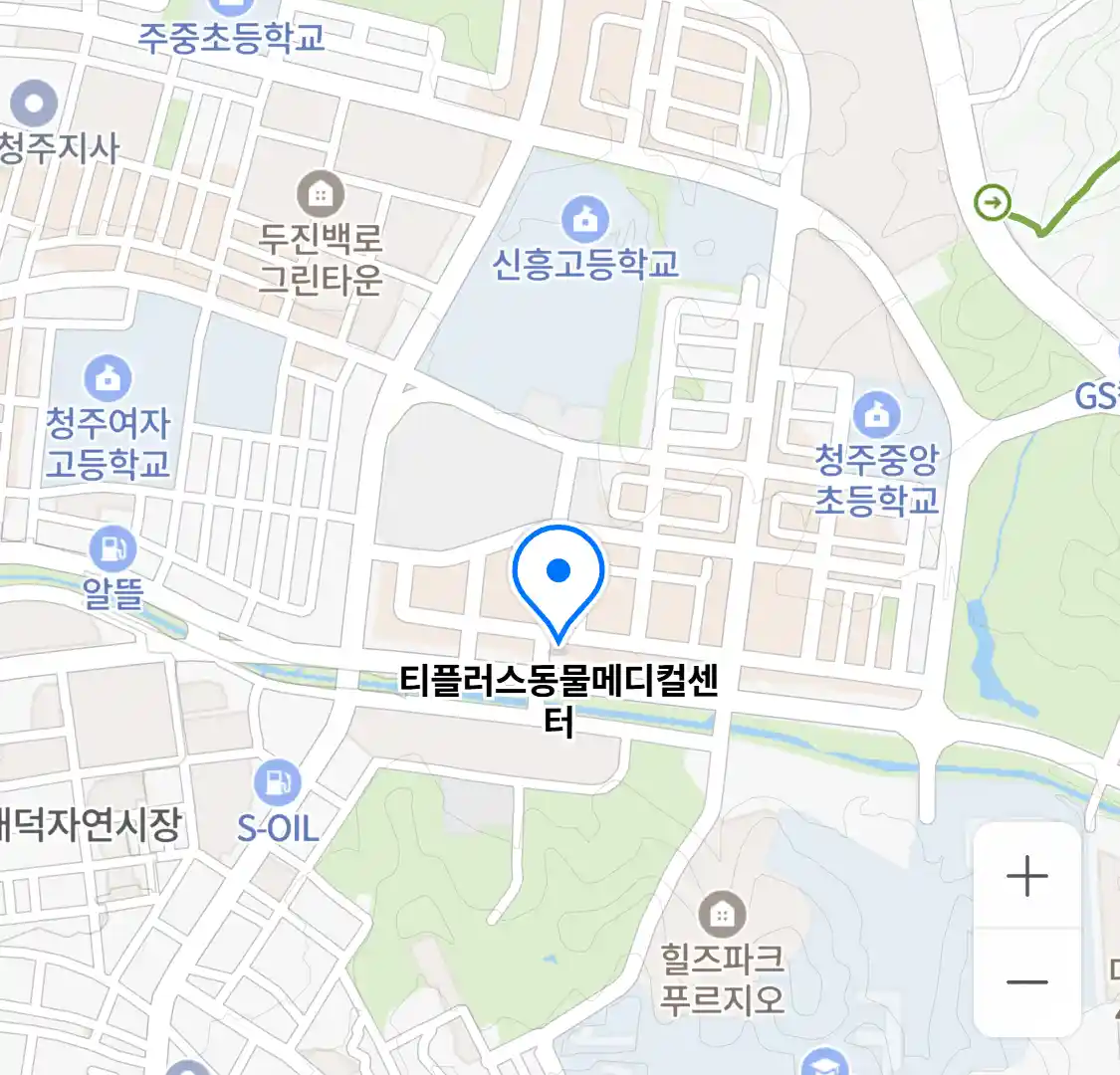 티플러스동물메디컬센터 위치