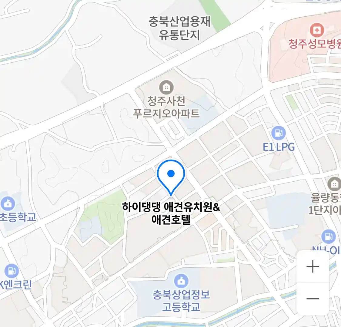 하이댕댕 애견유치원&애견호텔 위치