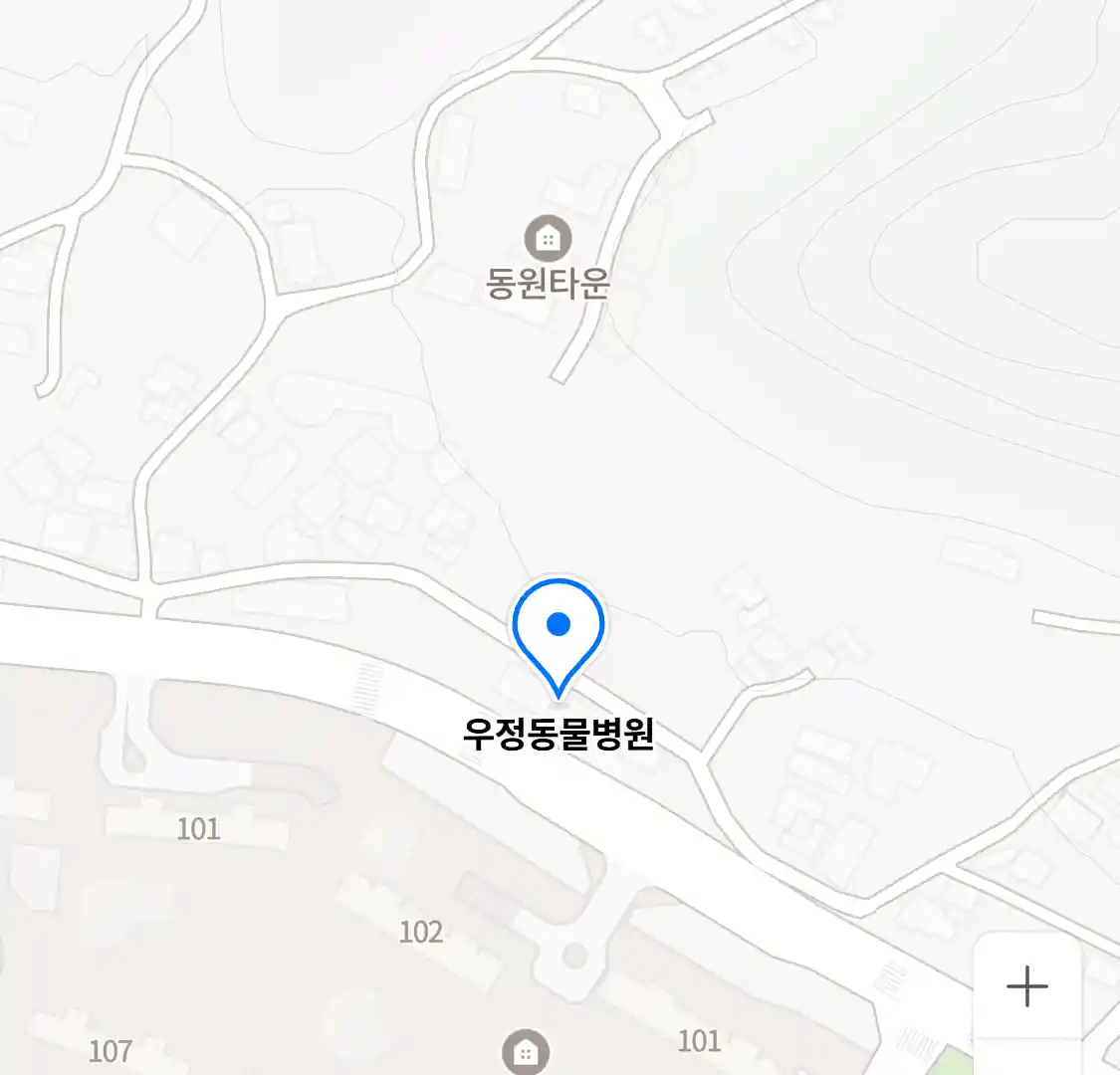 우정동물병원 위치