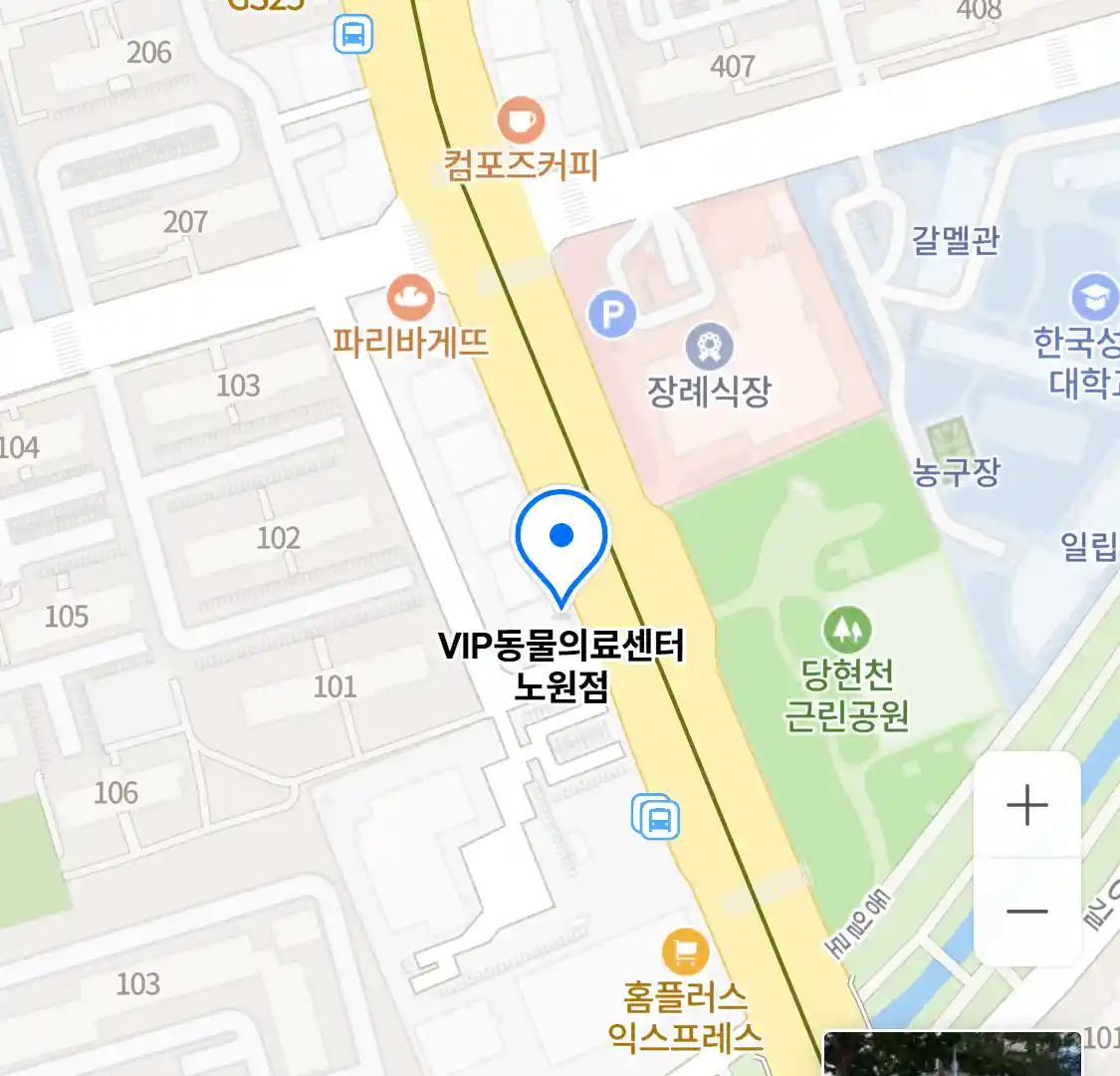 VIP동물의료센터 노원점 위치