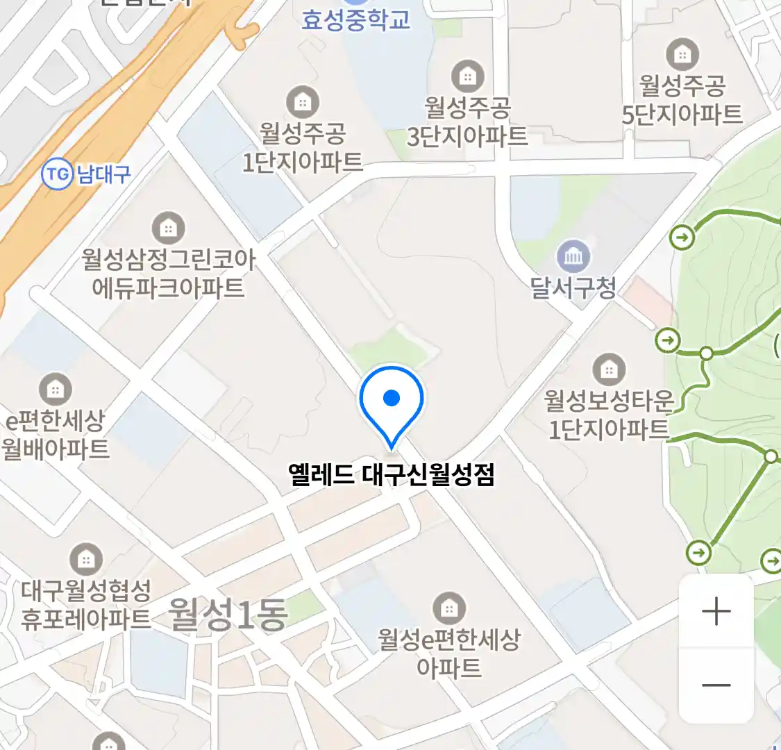 옐레드 대구신월성점 위치
