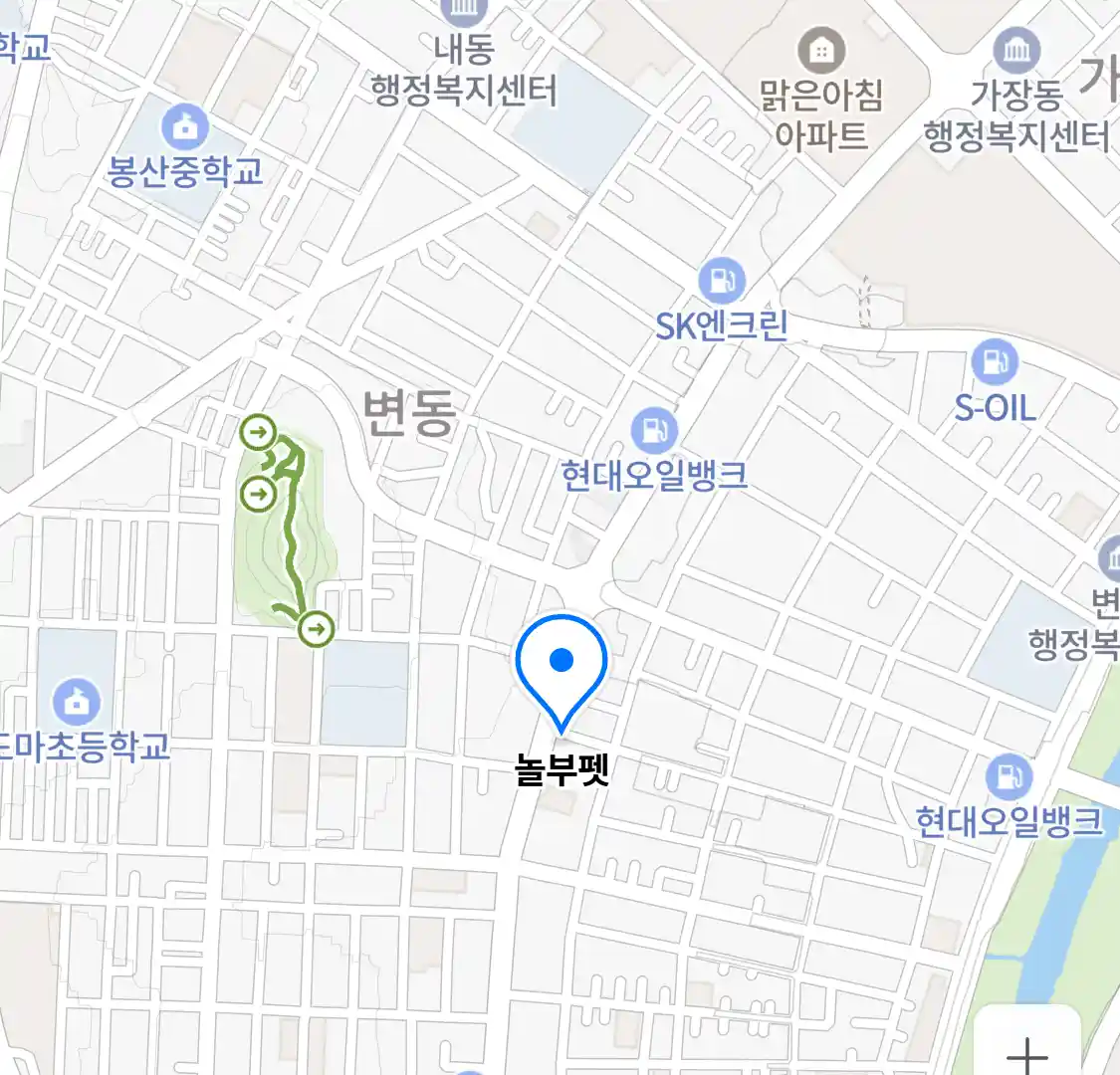 놀부펫 위치