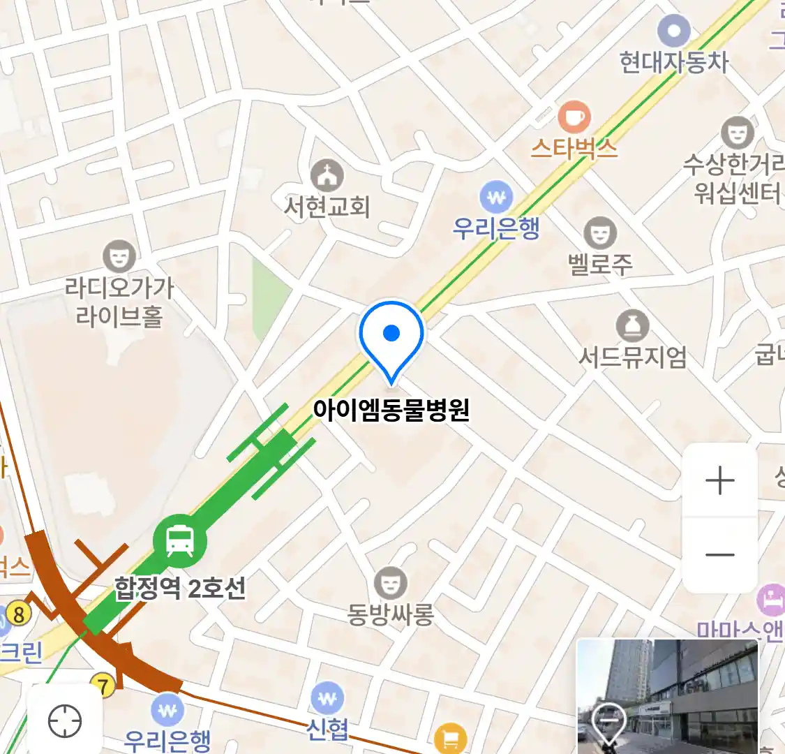 아이엠동물병원 위치