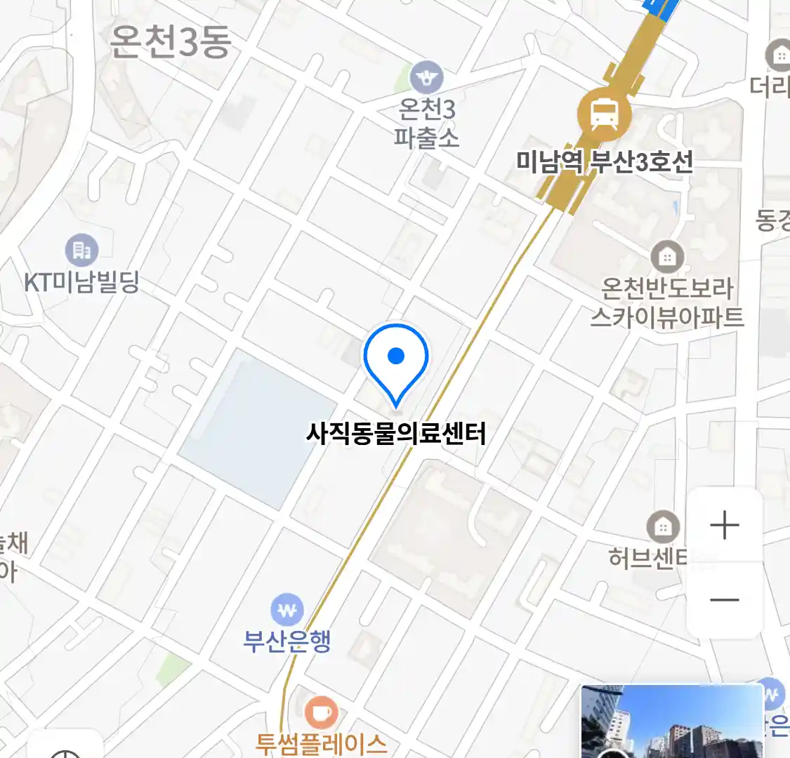 사직동물의료센터 위치
