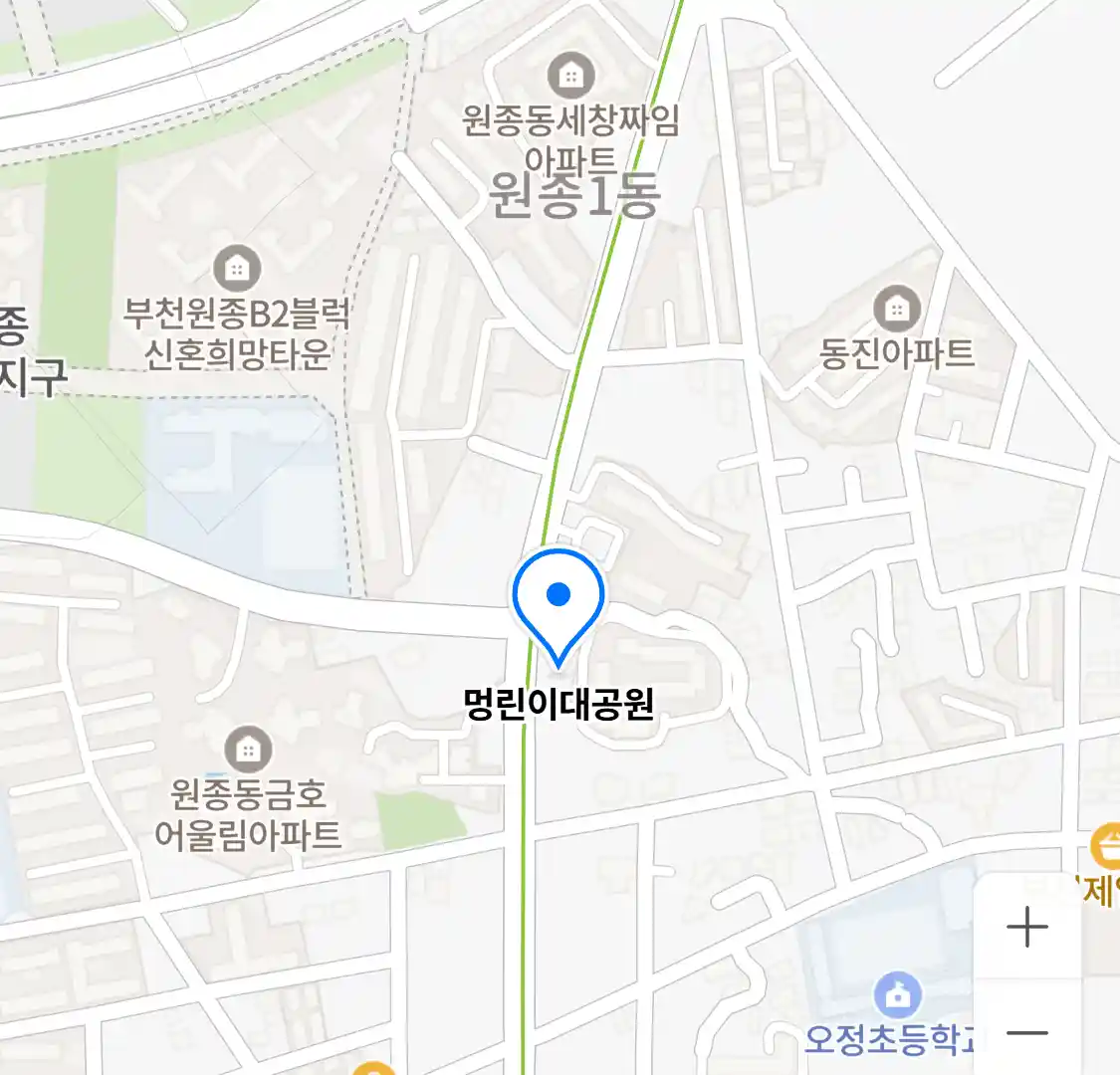 멍린이대공원 위치