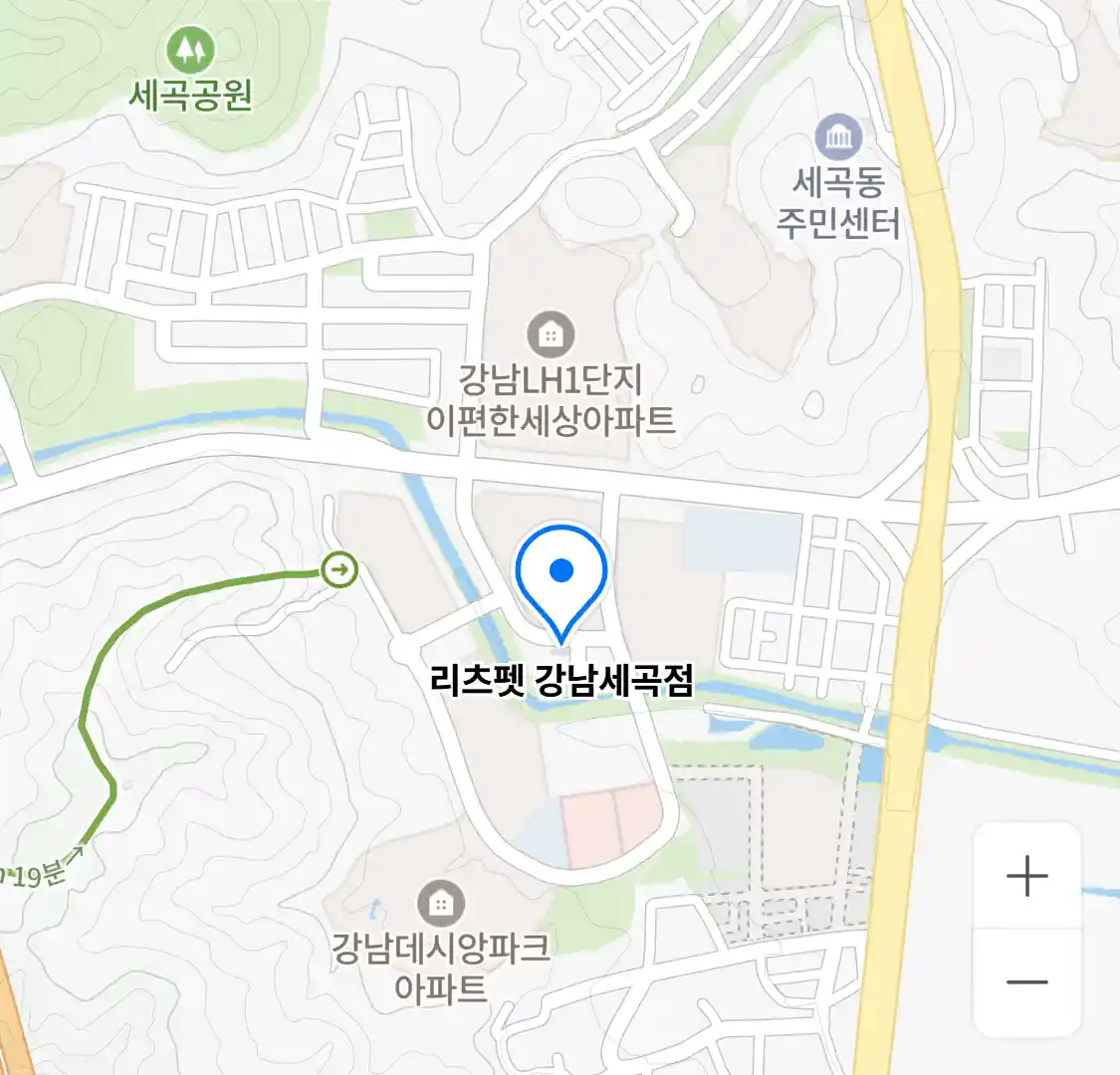 리츠펫 강남세곡점 위치