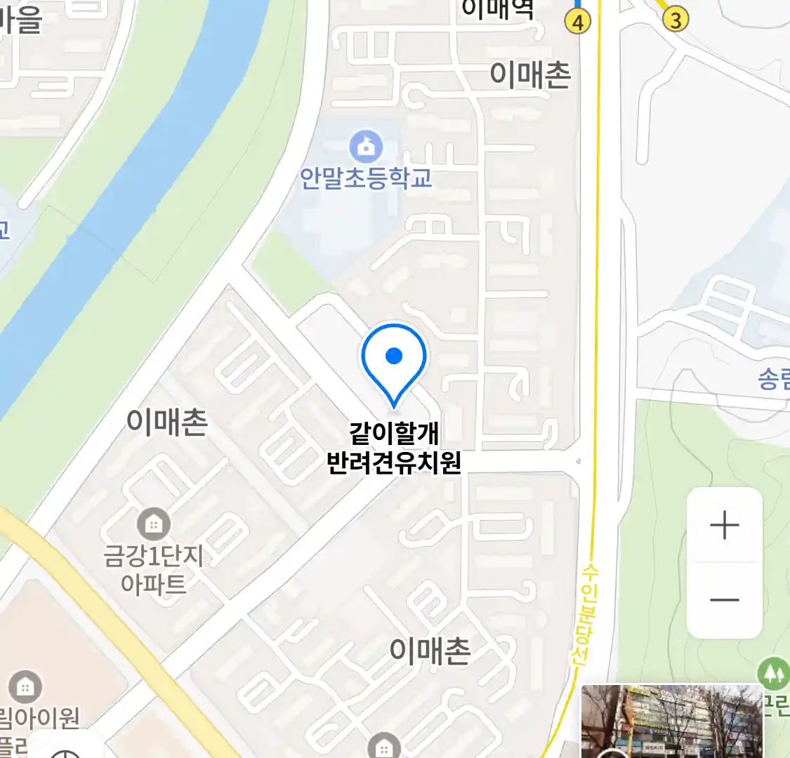 같이할개 반려견유치원 위치