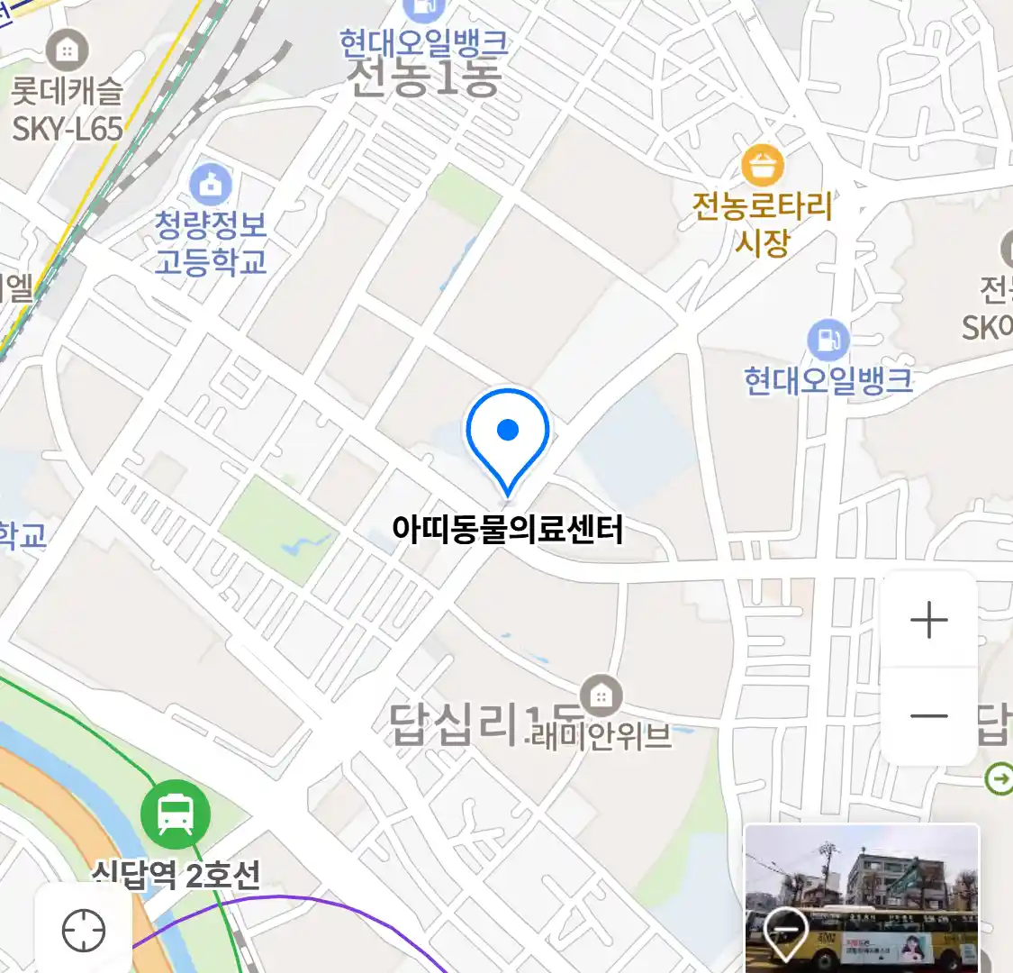 아띠동물의료센터 위치