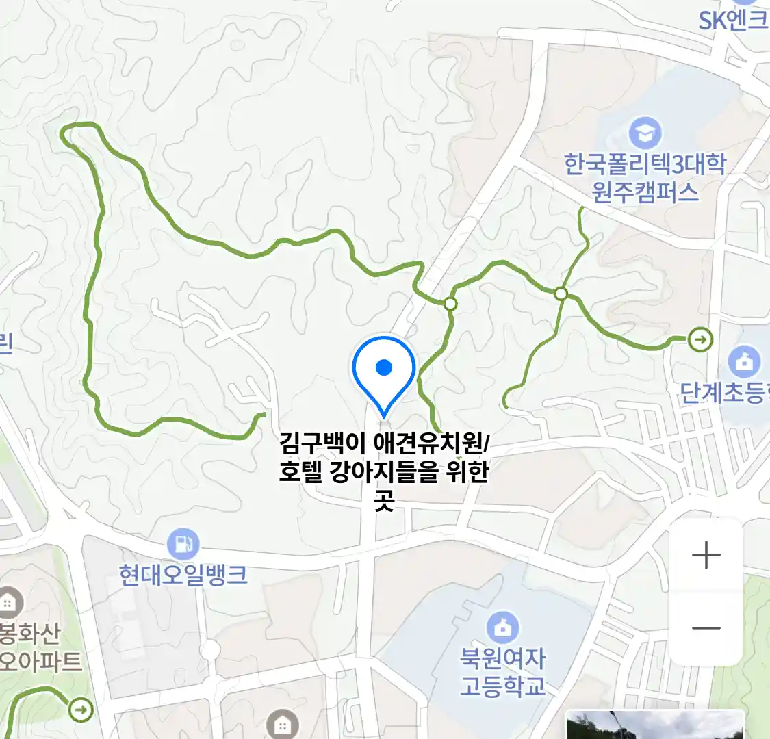 김구백이 애견유치원/호텔 강아지들을 위한 곳 위치